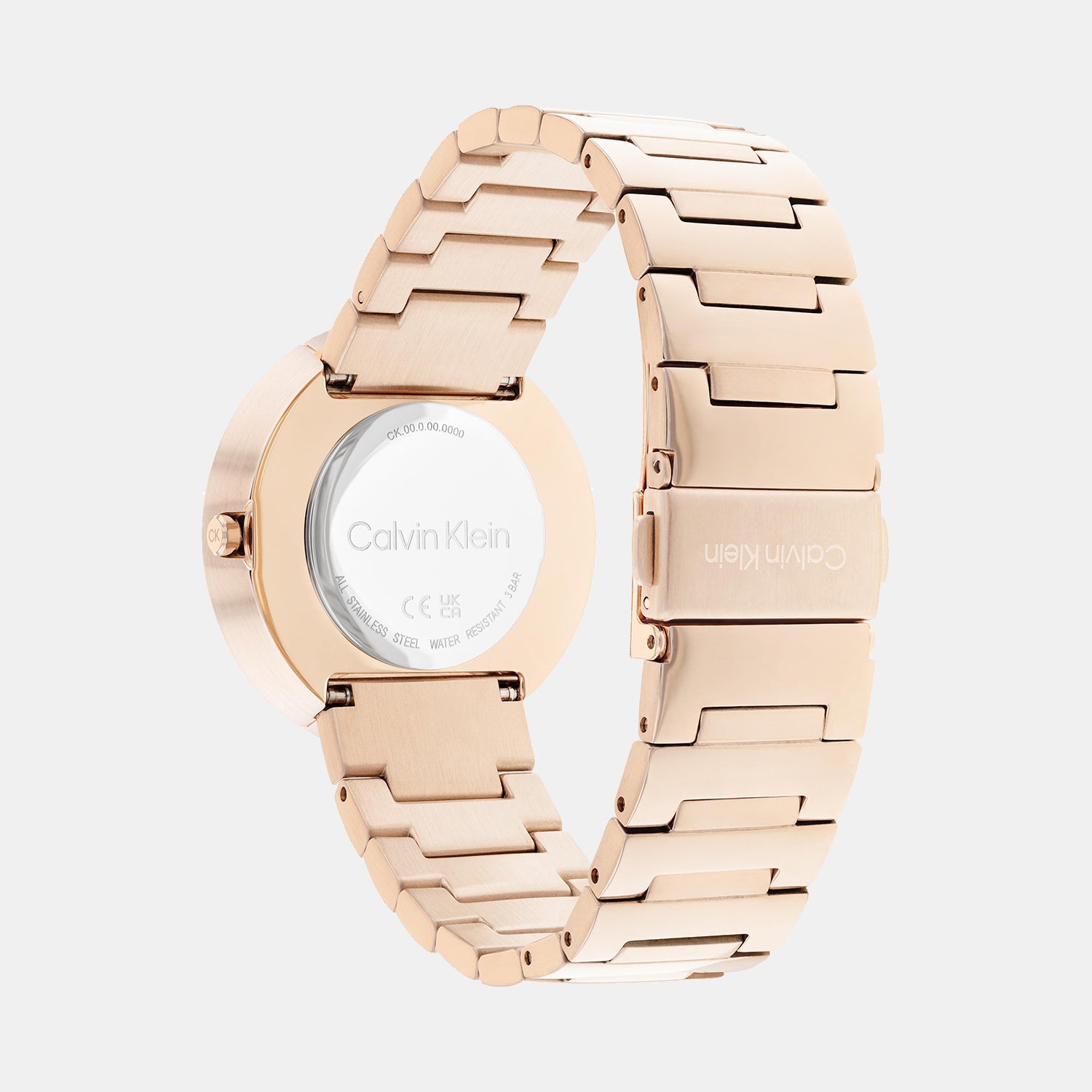 Calvin Klein Ck Eccentric Unisex Quartz Rose Gold Dial Analog Stainless Steel Watch 25200291 - view 3