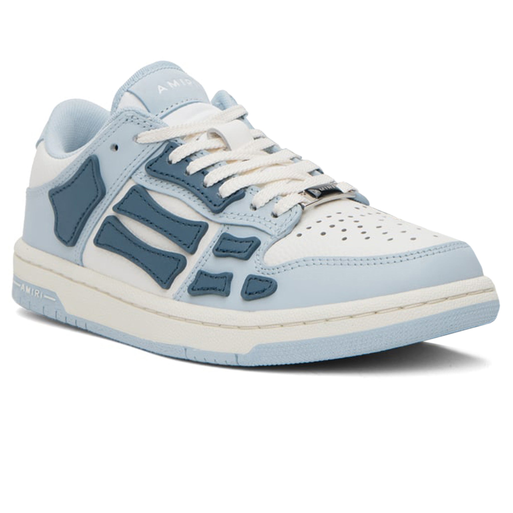 Amiri Skeleton Low Top Baby Blue White Sneaker - view 2