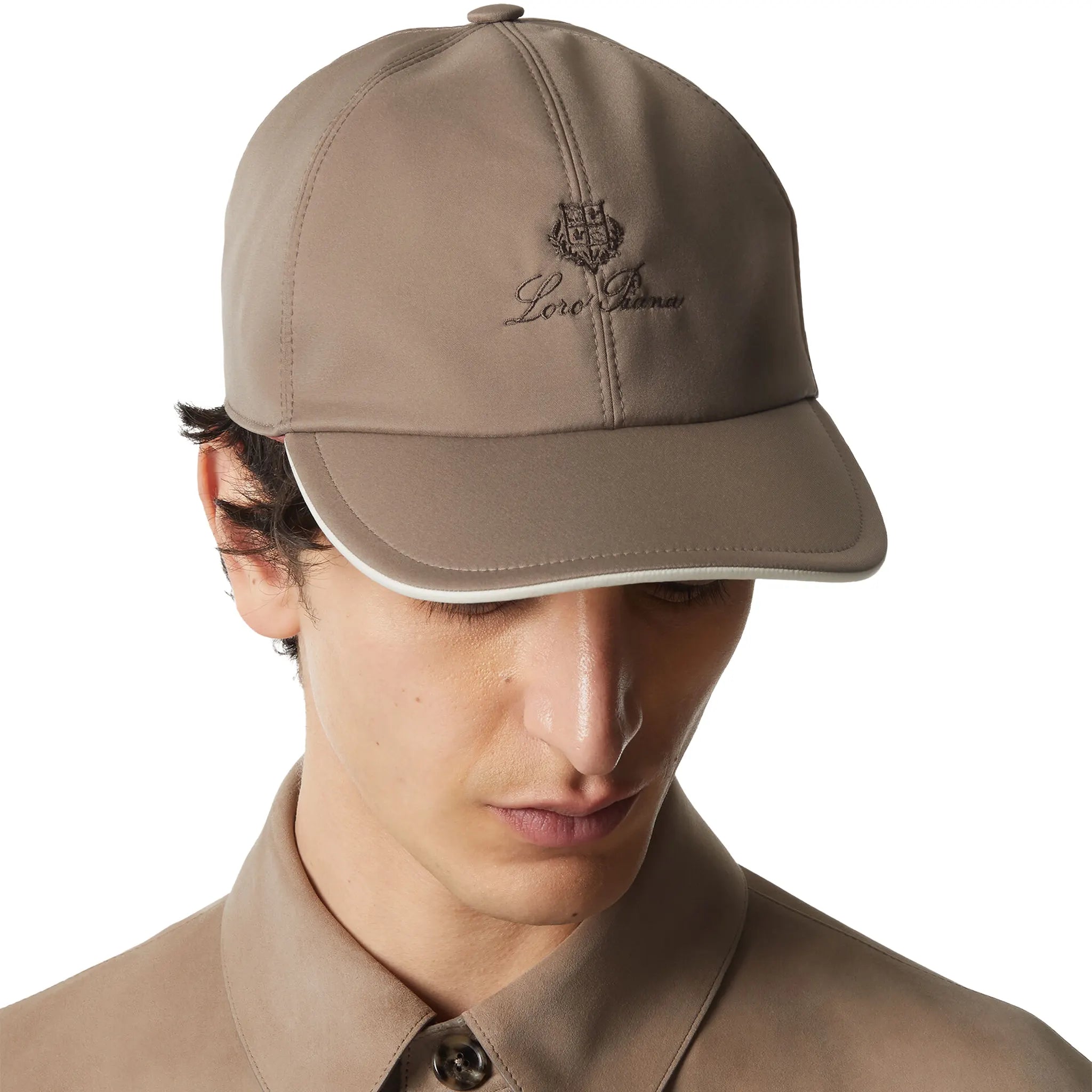 Loro Piana Microfibre Storm System Almond Ivory Baseball Cap - view 2