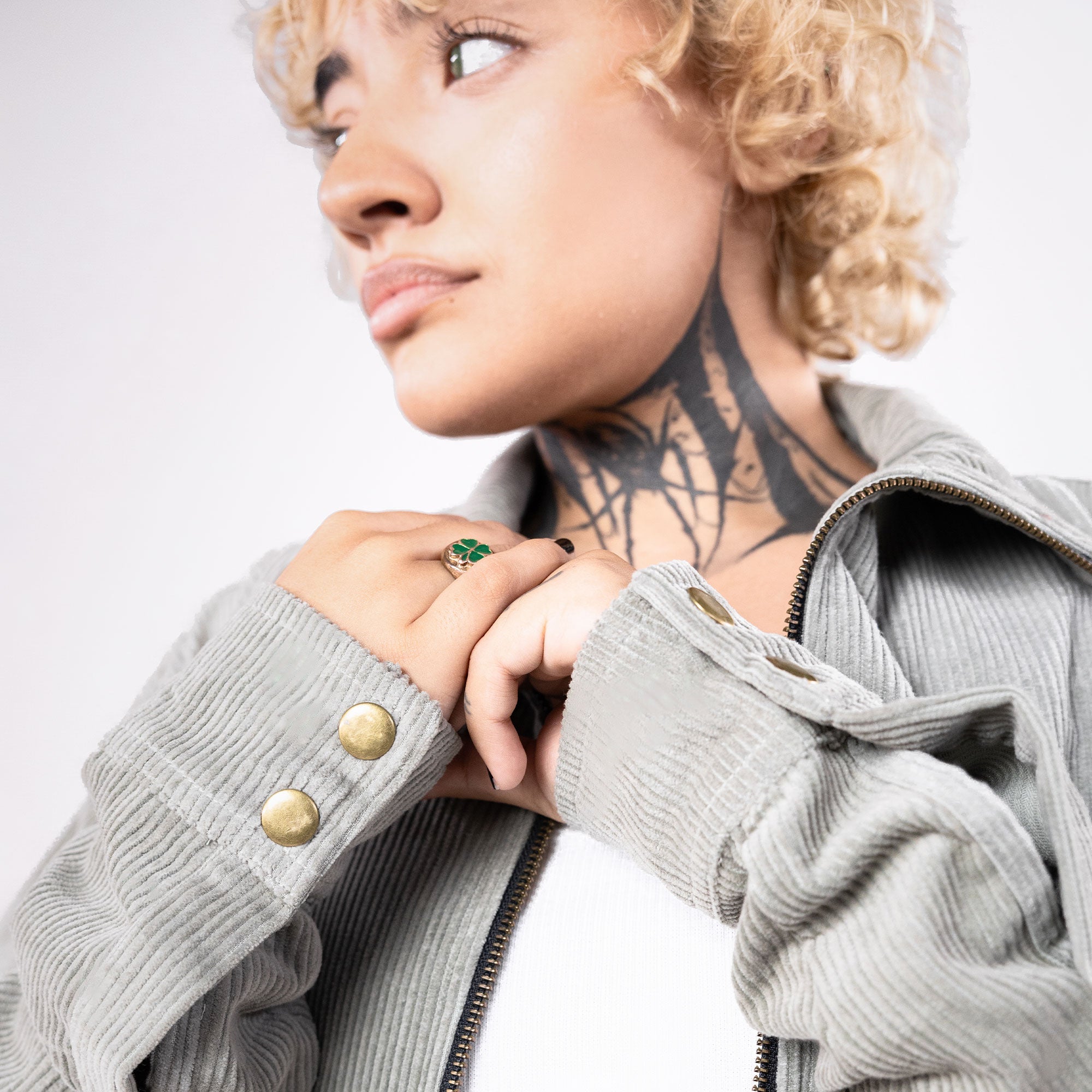 Superkicks | Corduroy Jacket { Slate Grey - view 5