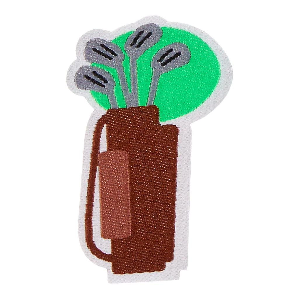 HEYDUDE shoes Golf Bag Patch - Golf Brown/White