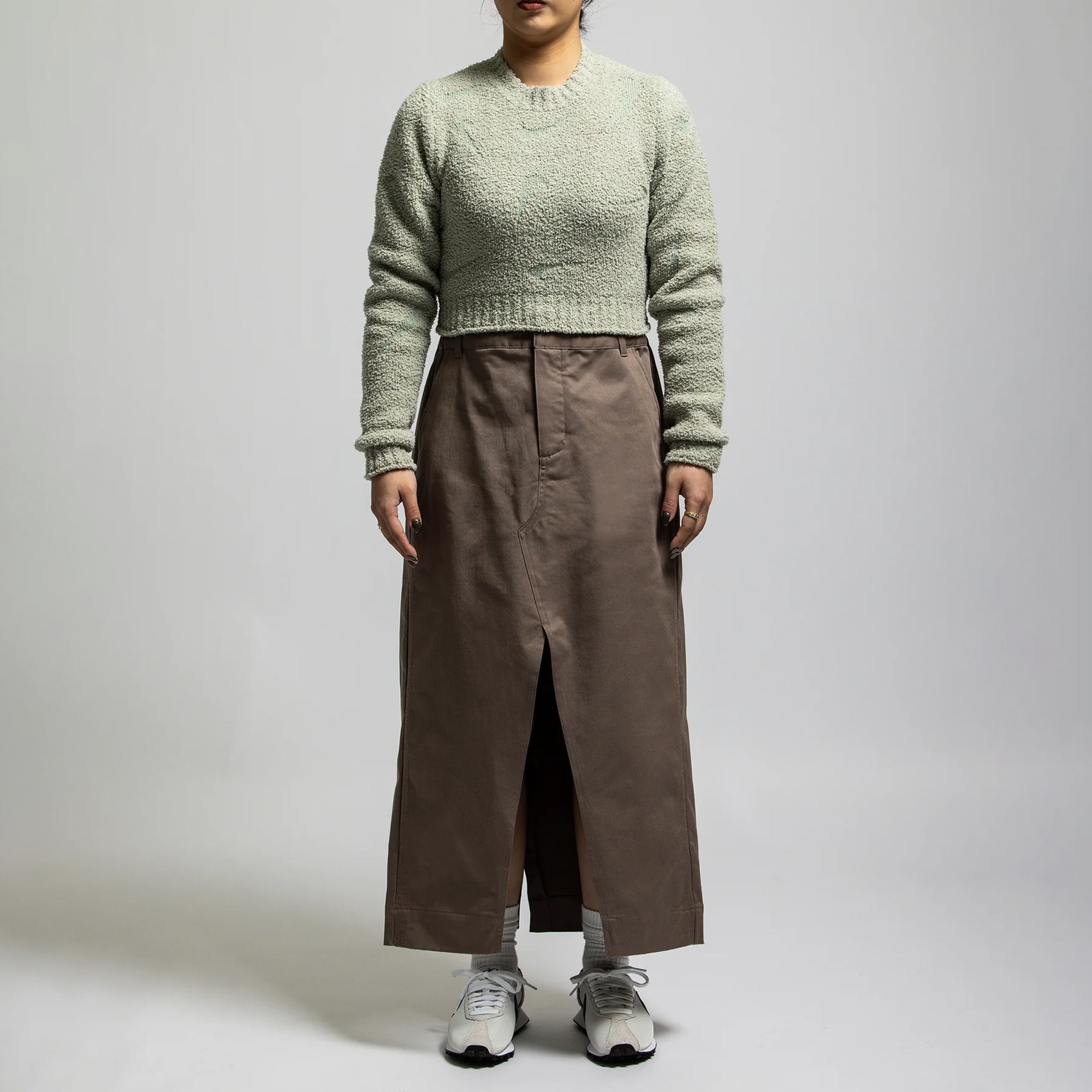 Jordan | TWILL SKIRT { MINK BROWN/MINK BROWN - view 8