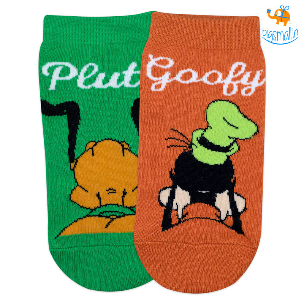 Balenzia Goofy and Pluto Colourful Socks - Pack of 2