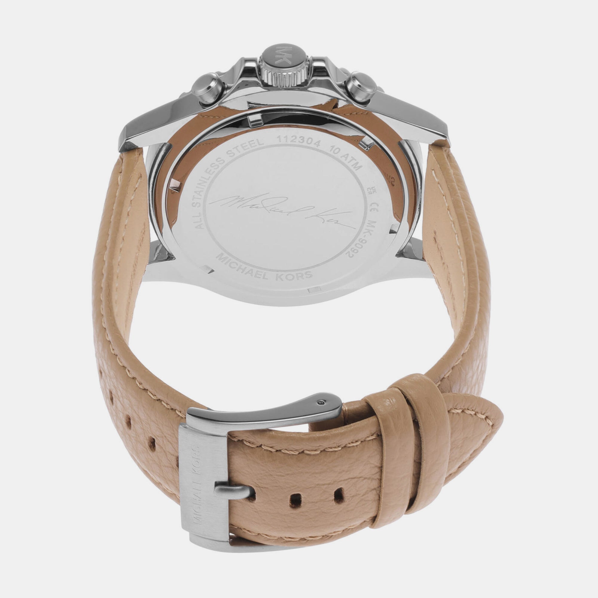 Michael Kors Everest Men Quartz White Dial Chronograph Leather Watch MK9092 - view 2