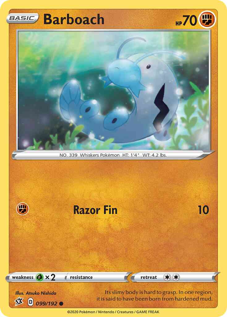 Common swsh2-099 non-holo – Pokémon Barboach - 099/192 - Common [swsh2-099] [Non-Holo]