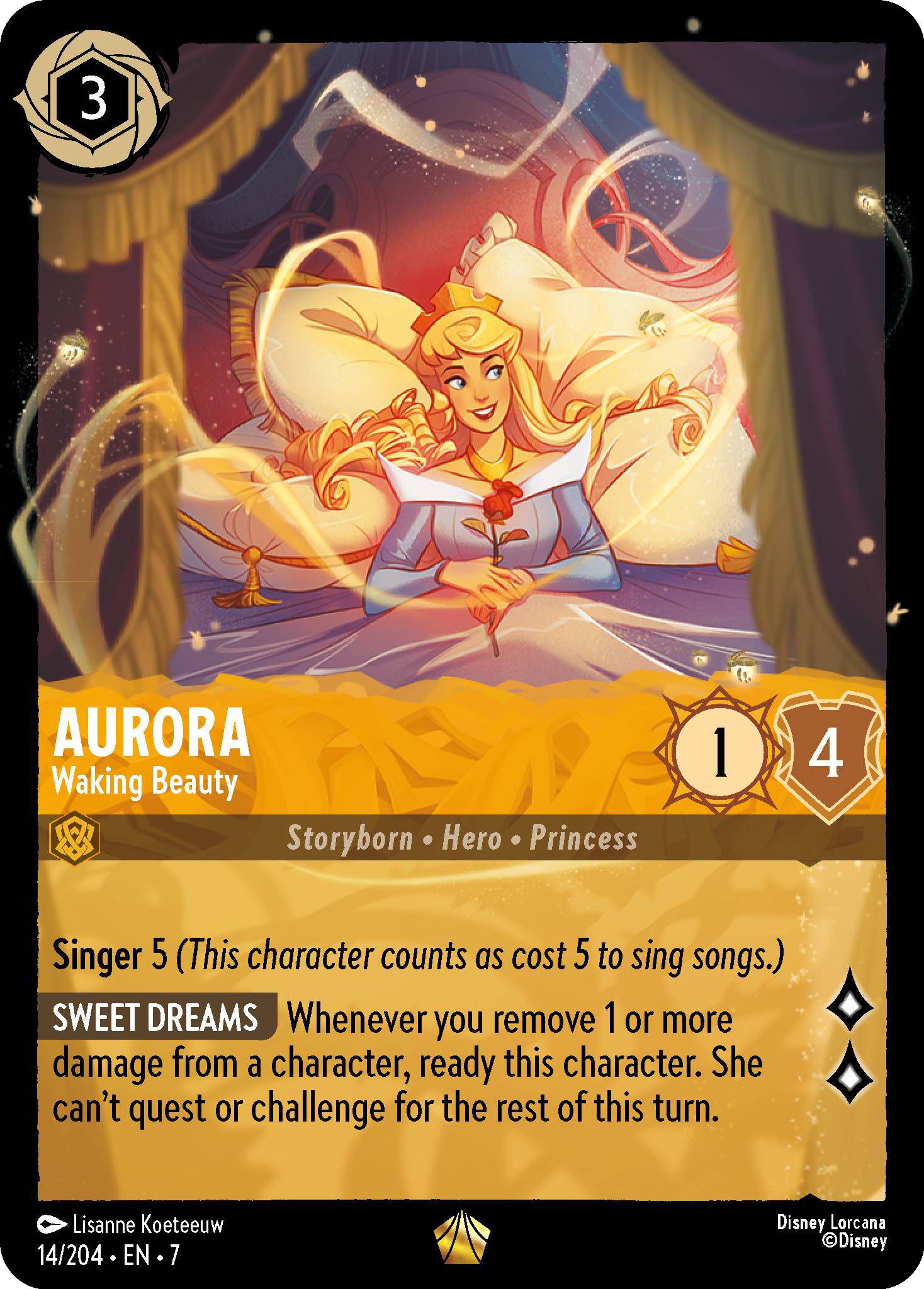 Lorcana Aurora - Waking Beauty - 14/204 [Archazia's Island] [Non-Foil]