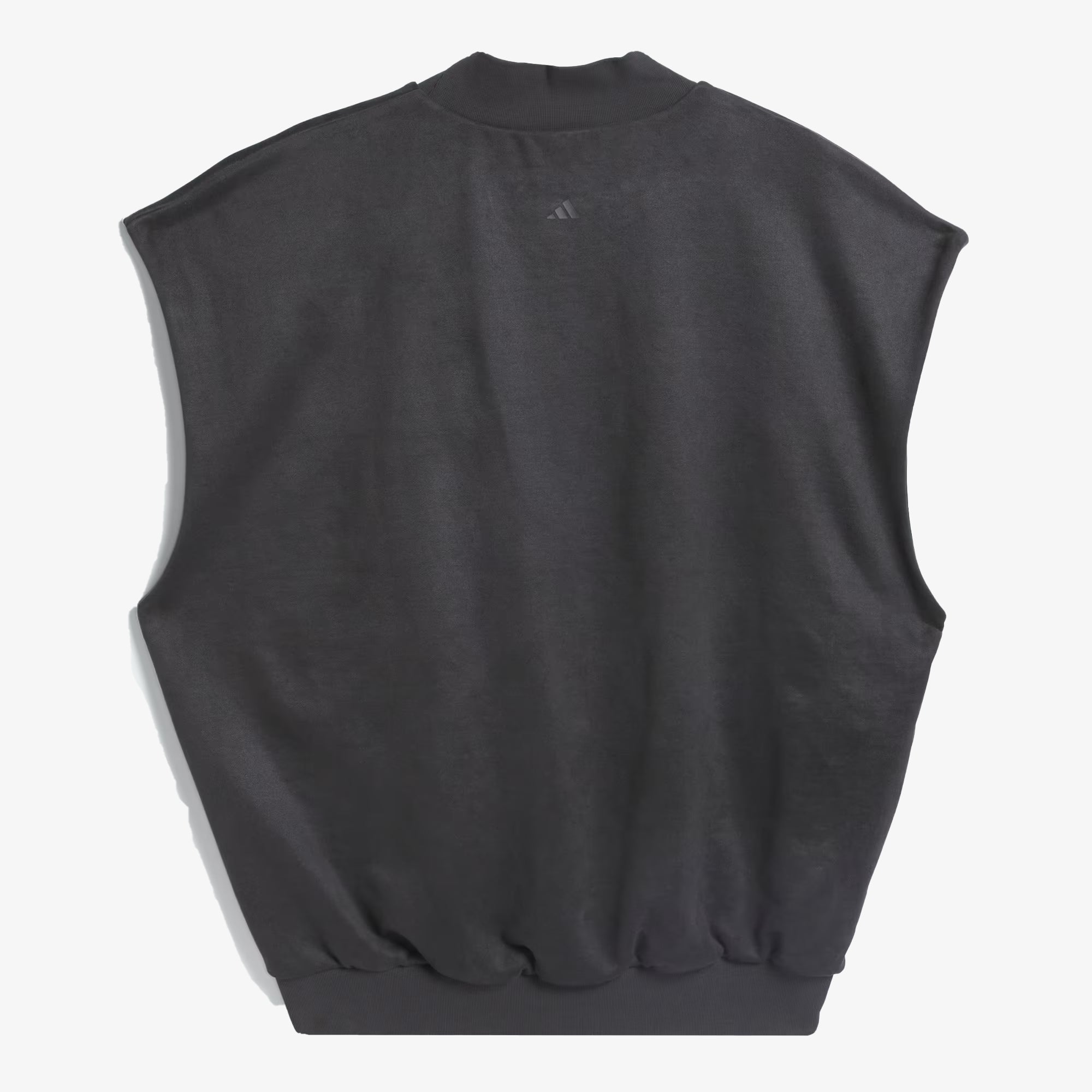 Adidas Originals | BASKETBALL SUEDED SLEEVELESS SWEATSHIRT { CARBON