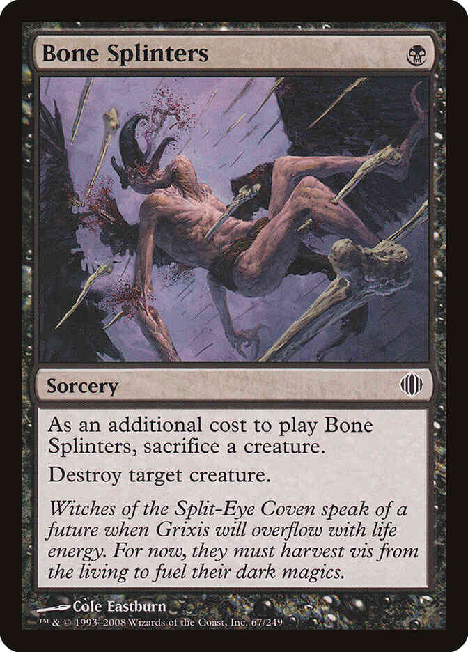 Bone splinters 67 – Magic Bone Splinters [67] [Shards Of Alara] [Non-Foil]