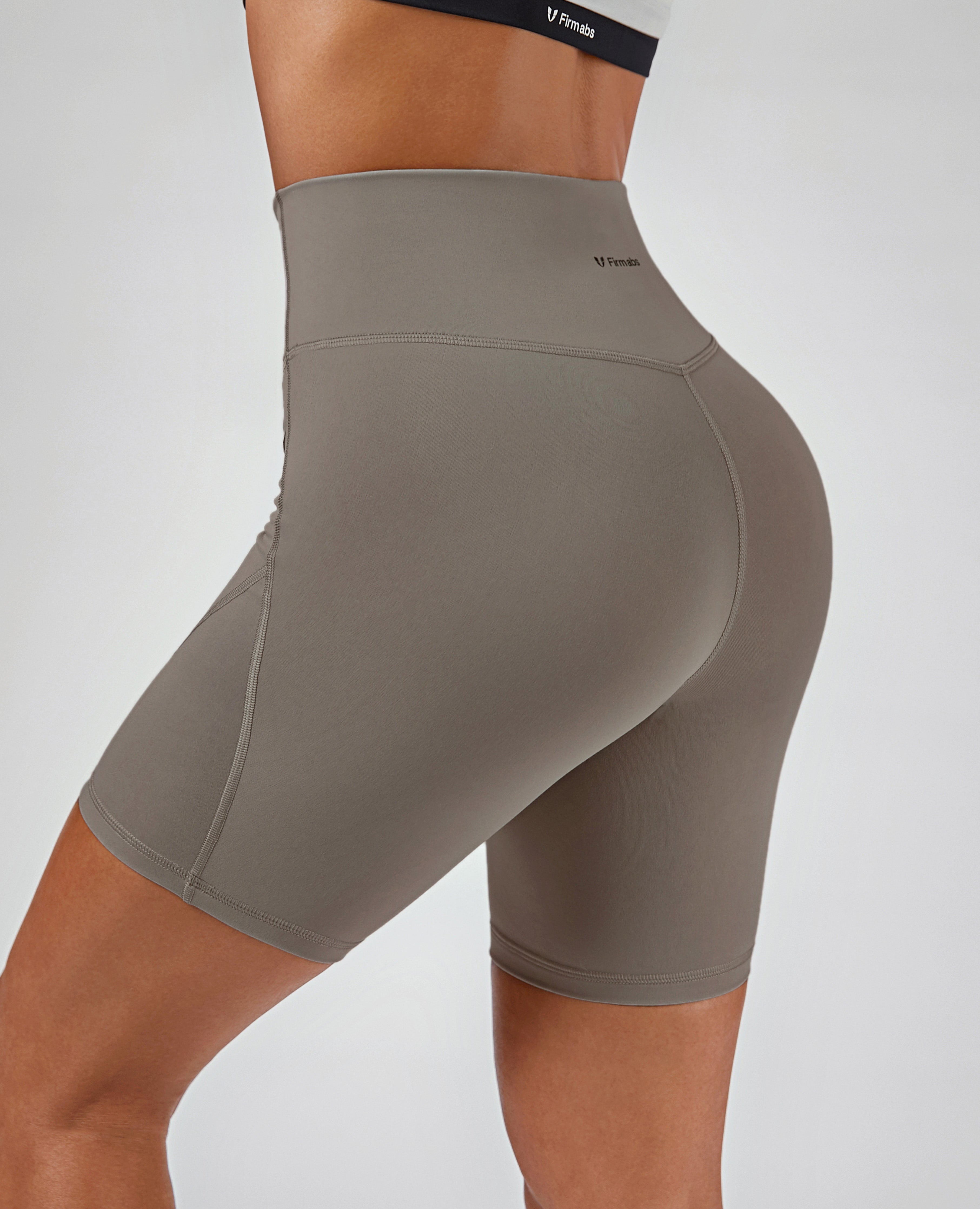 FIRM ABS Power Gym Shorts - Gray - view 2