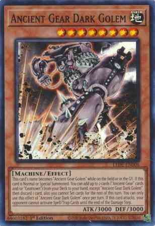 Yu-Gi-Oh! Ancient Gear Dark Golem - LEDE-EN006 - Super Rare - 1st Edition