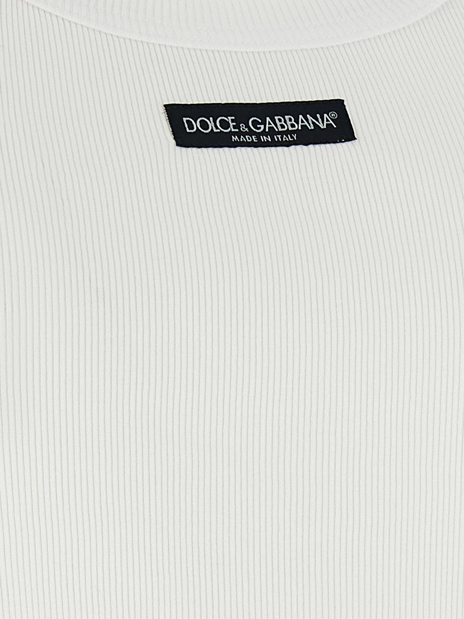 Dolce & Gabbana Logo Patch Tank Top – 100% cotton - view 4