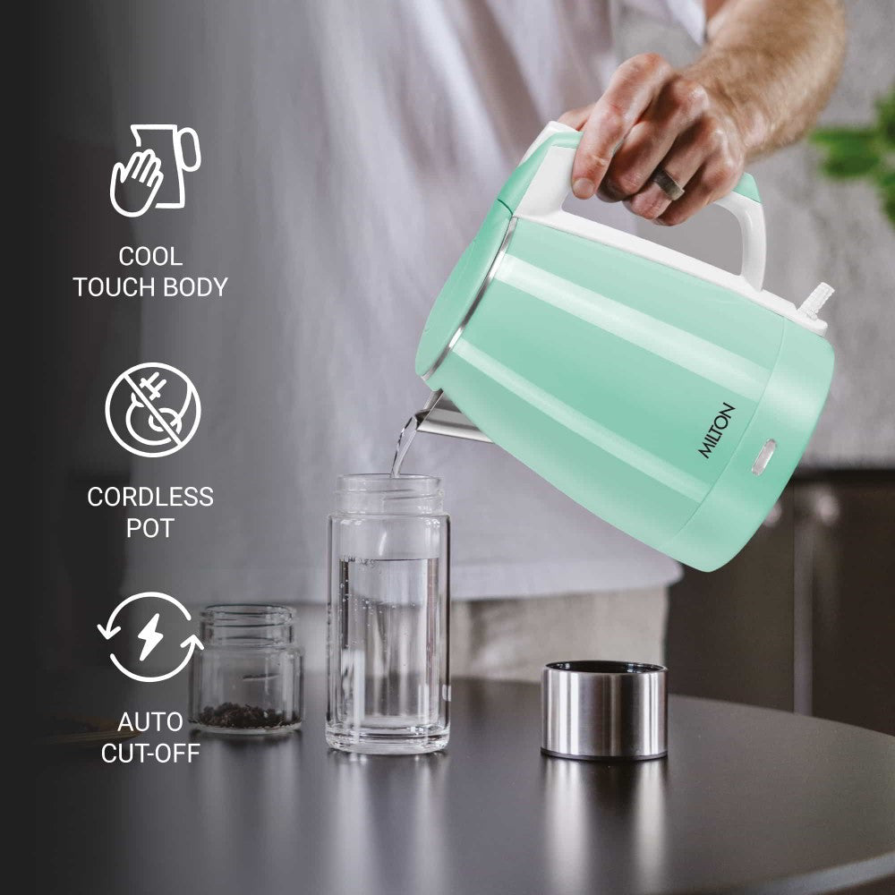 Riga Electric Kettle (Milton) – Steel - view 2