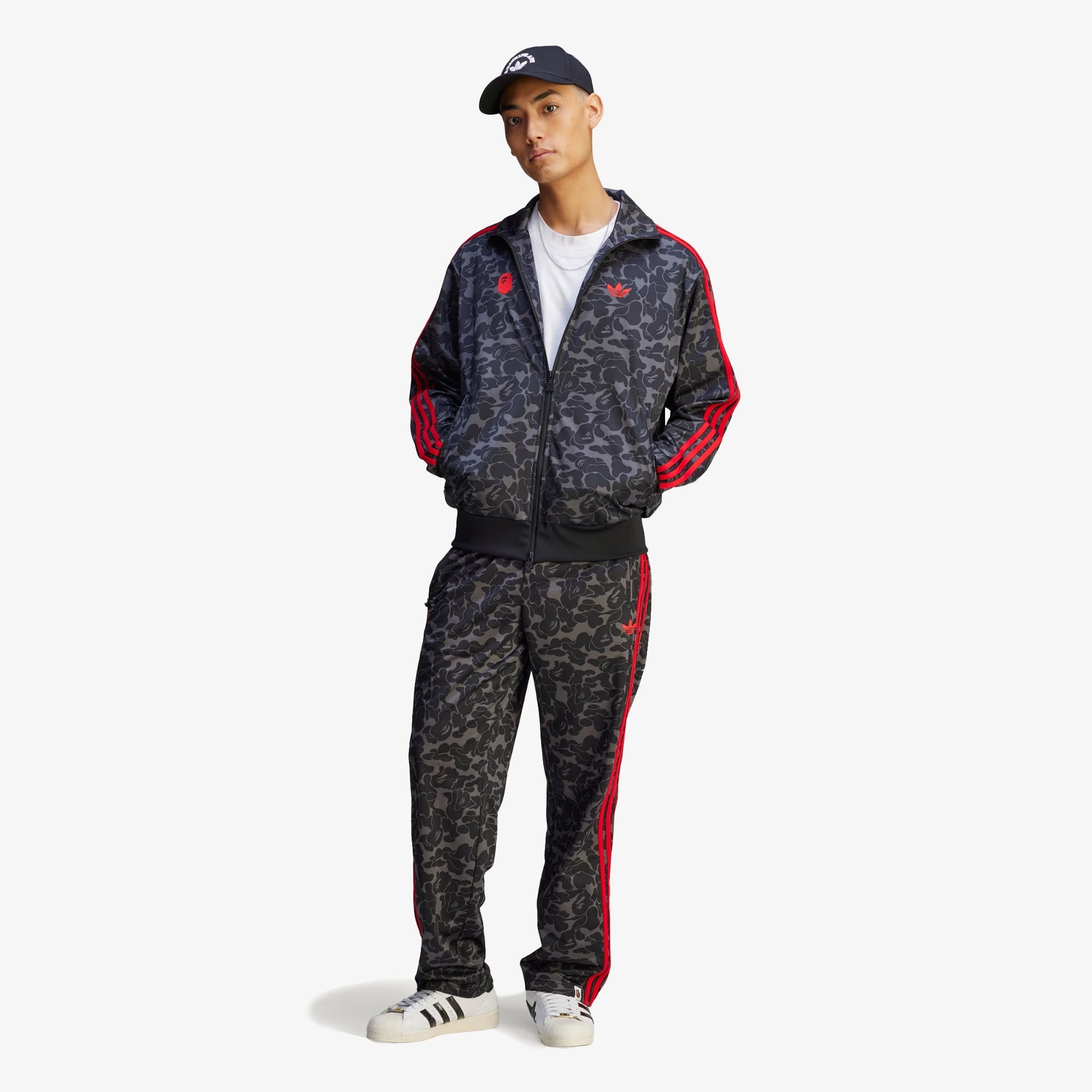 Adidas Originals | Bape Firebird Track Top { Black - view 6