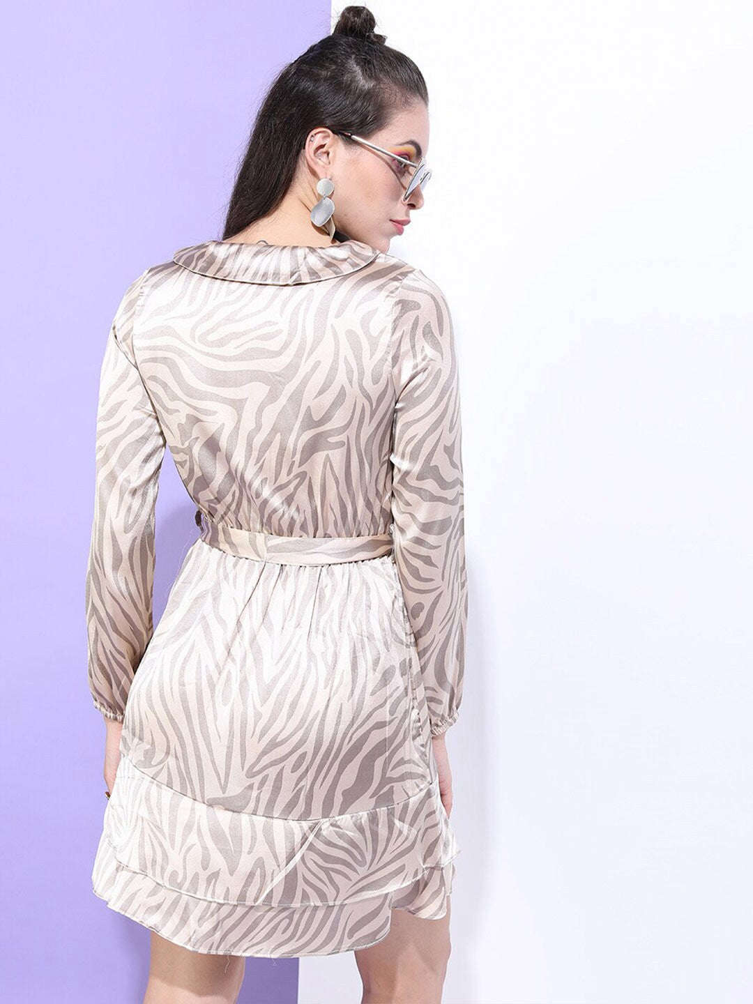 Freehand By The Indian Garage Co Women Zebra Printed Dress - view 4