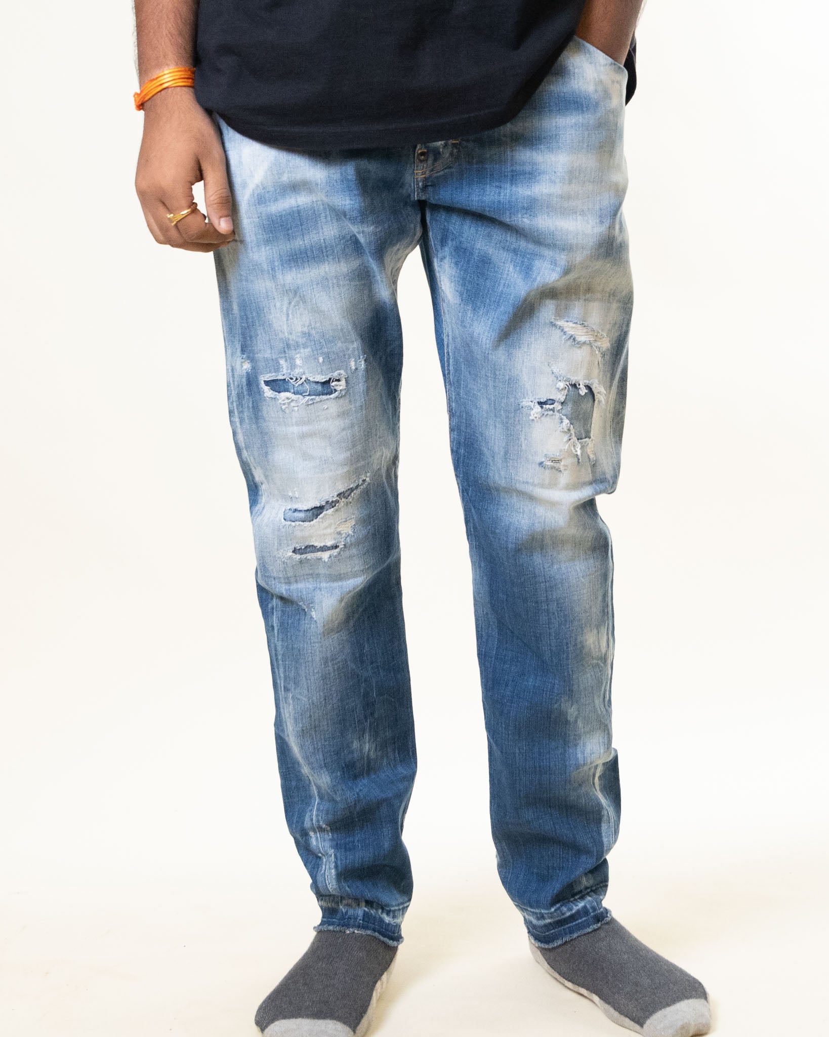 DSQUARED2 Dsquared Heavily Washed Denim