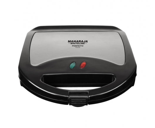 Maharaja Maharaj Perfeito Breakfast 750 Watts Grill Sandwich Maker | Silver & Black