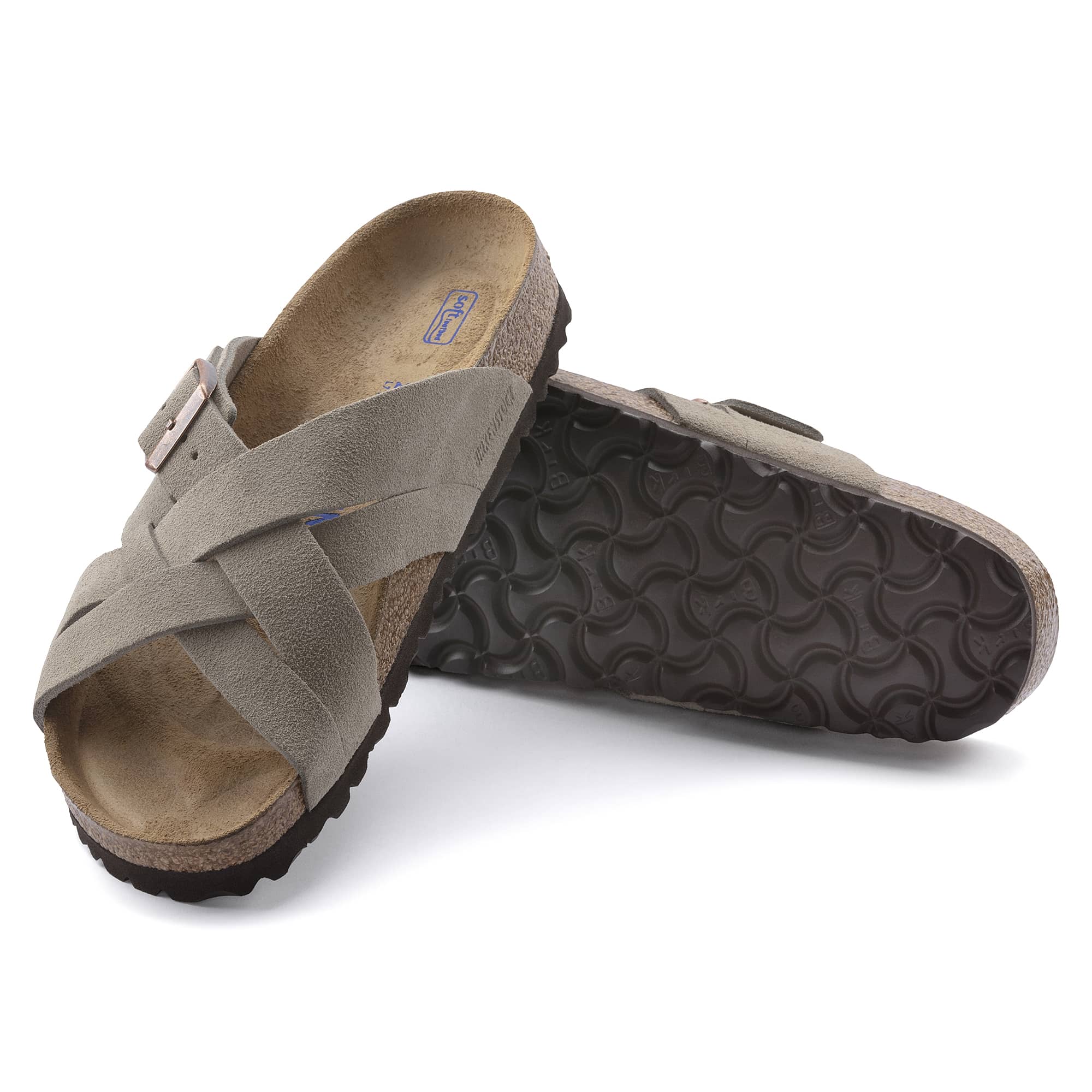 Birkenstock Lugano Soft Footbed Suede Leather