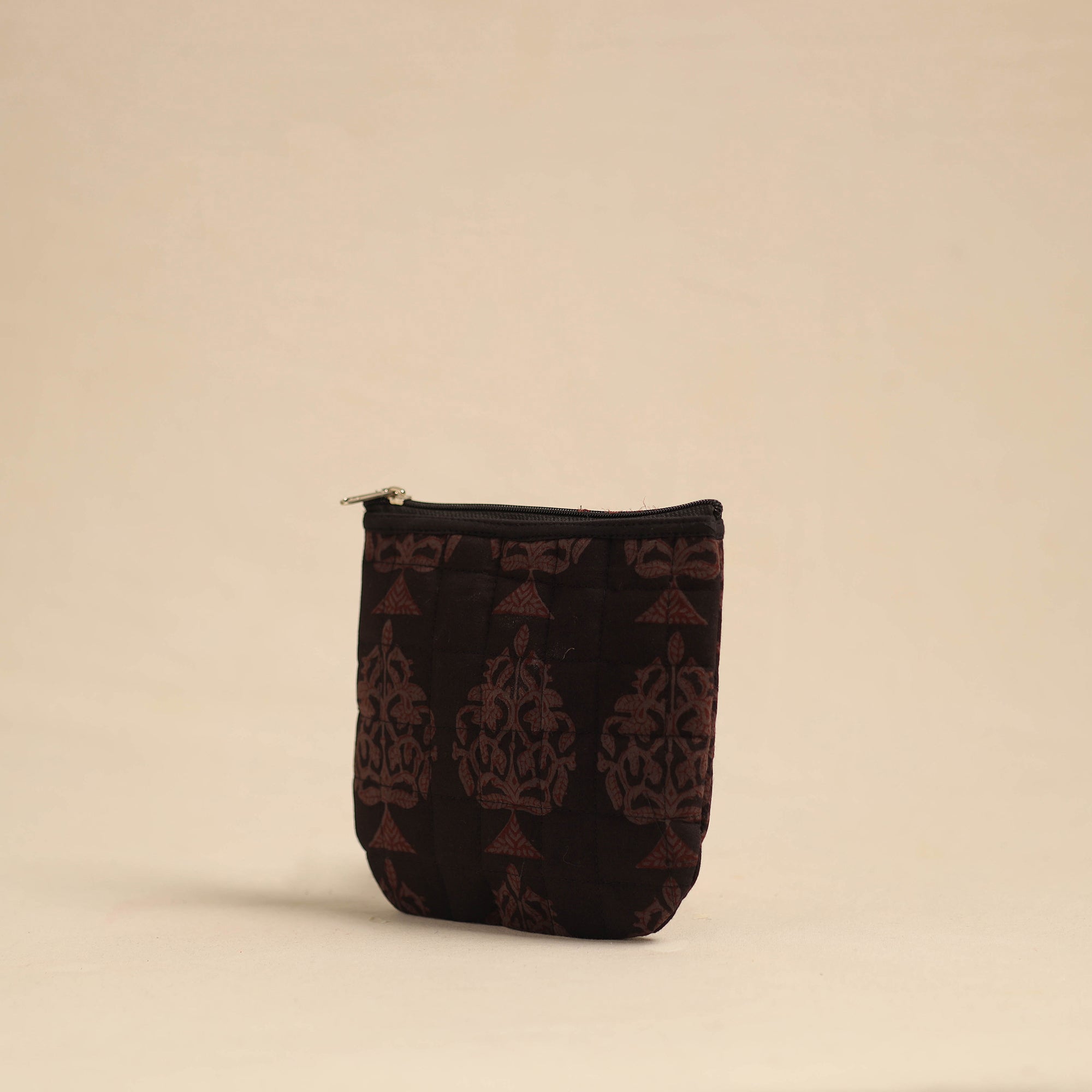 NOORI BAZAR Brown - Handmade Quilted Cotton Utility Pouch 03 - view 2