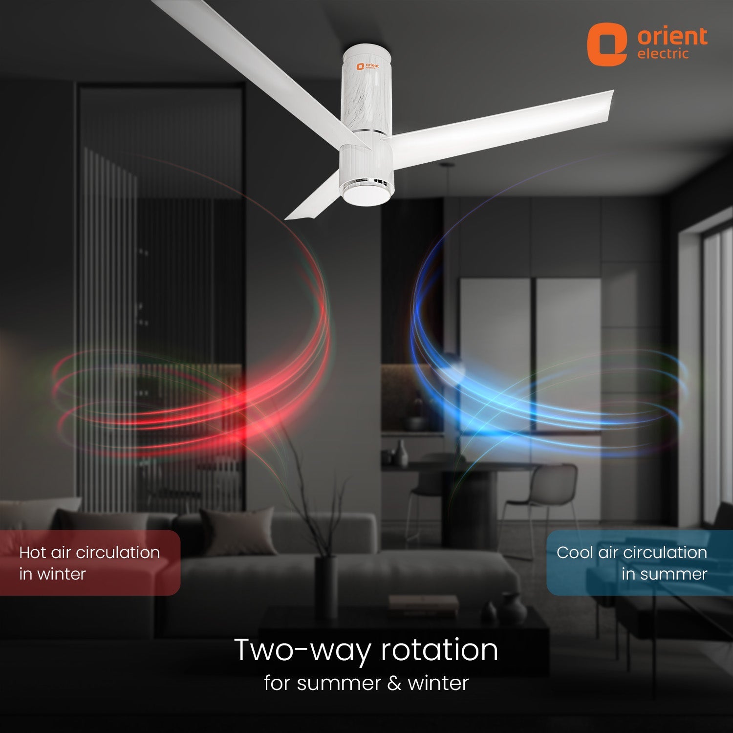 orientelectric Aeroslim with IoT, Remote & 3CCT Underlight BLDC PRO Smart Ceiling Fan - view 20