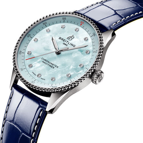 Breitling Navitimer Blue Dial Women 32mm - view 2