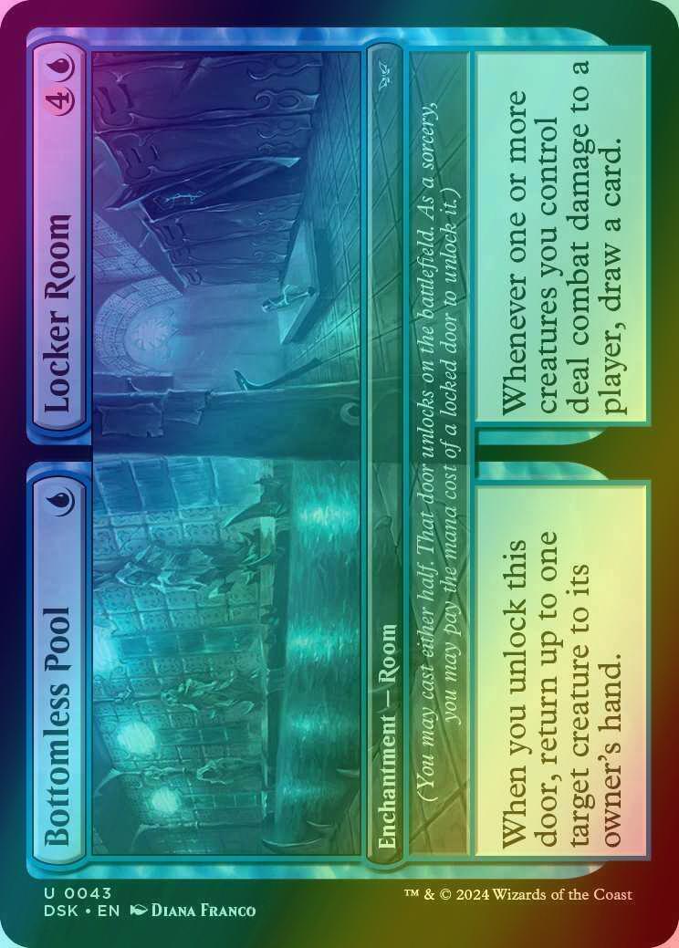 Bottomless pool locker – Magic Bottomless Pool // Locker Room [43] [Duskmourn: House of Horror] [Foil]
