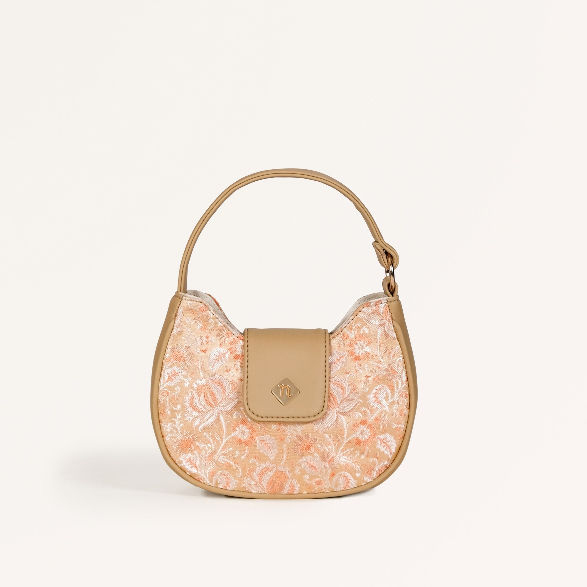 Nestasia Eden Moon Handbag For Women Beige