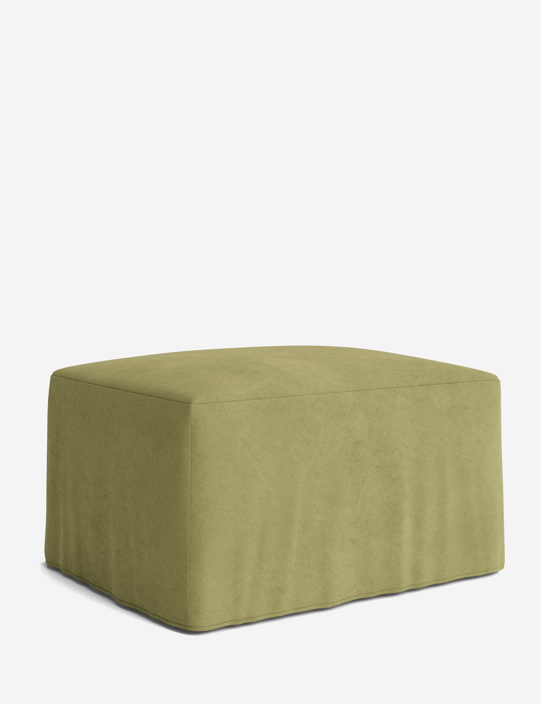 Lulu and Georgia Portola Slipcover Ottoman - view 86