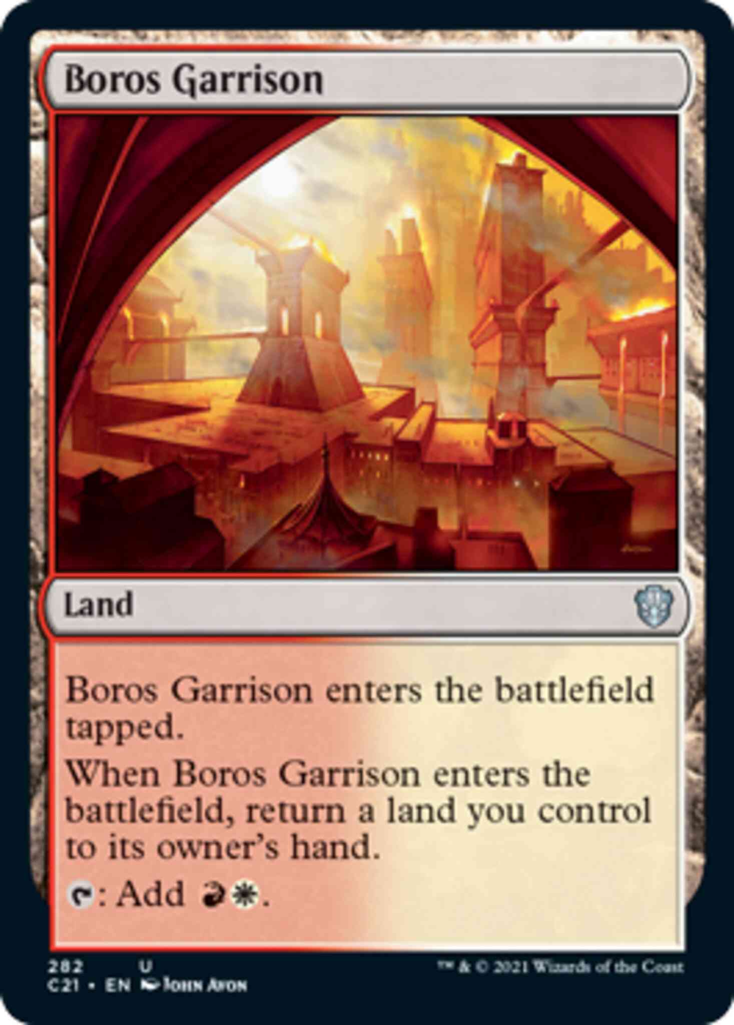 Boros garrison 282 – Magic Boros Garrison [282] [Commander 2021] [Non-Foil]