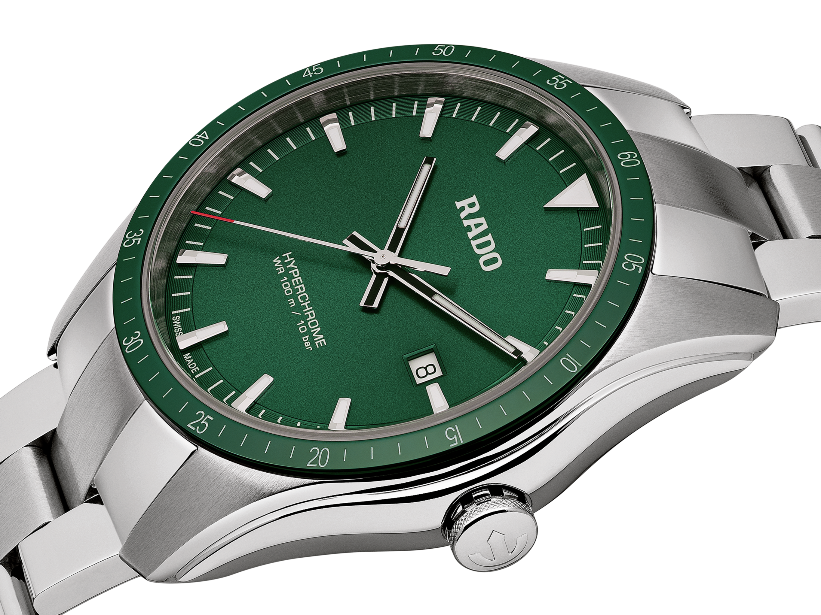 Rado Hyperchrome Green Dial Men 44.9mm