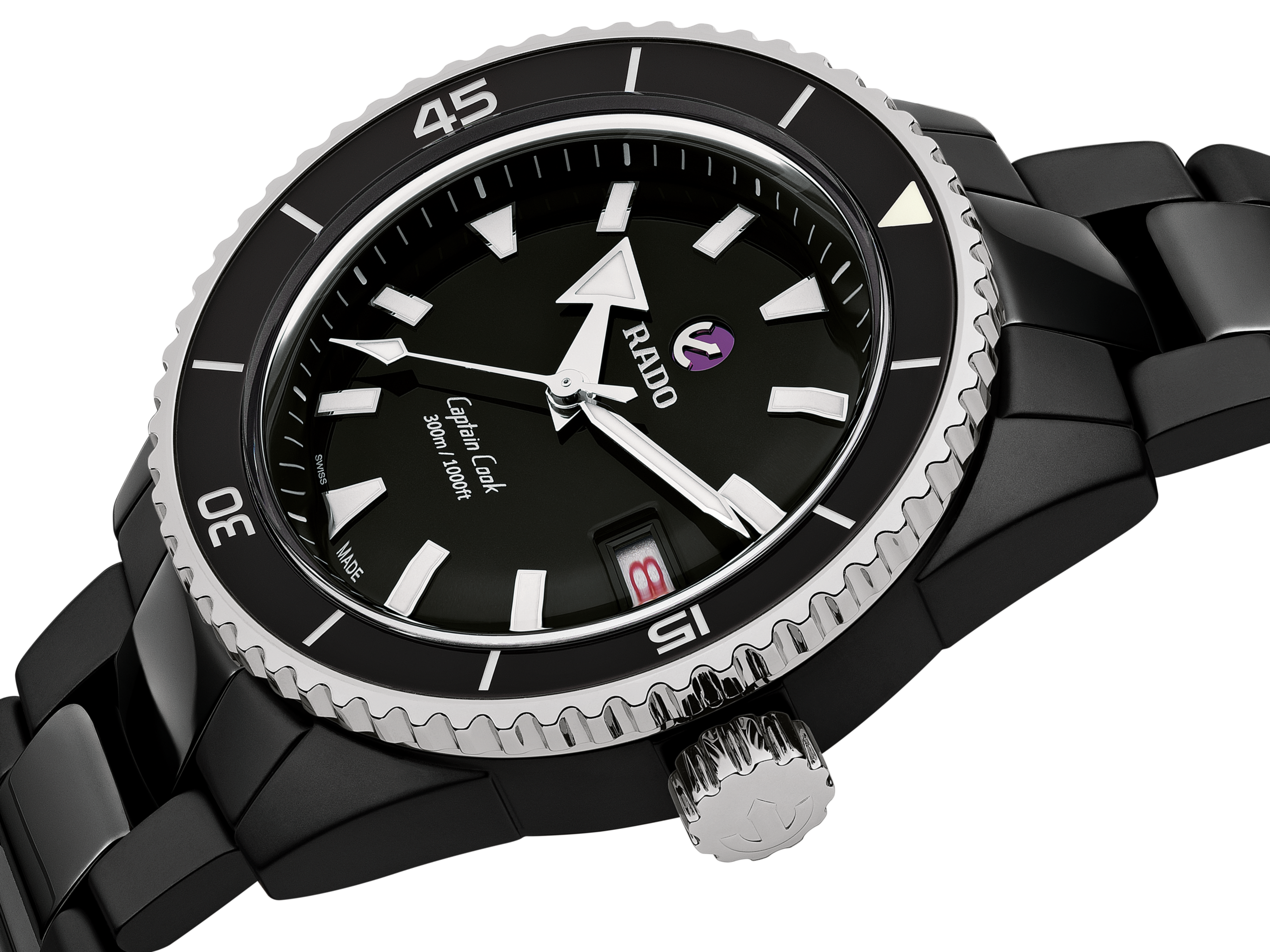 Rado Captain Cook Black Dial Men 43mm