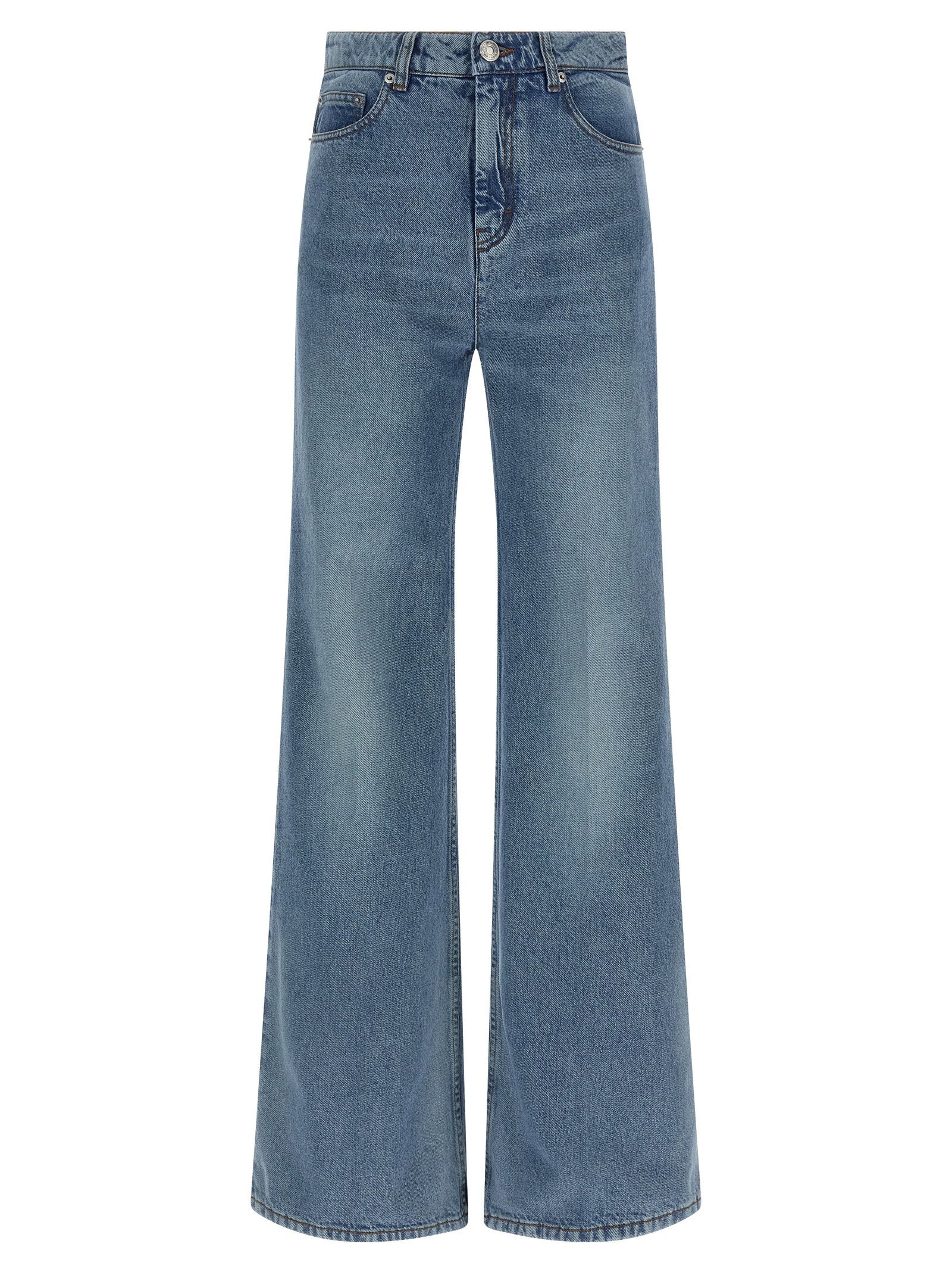 Ami Paris Flared Leg Jeans – 100% cotton