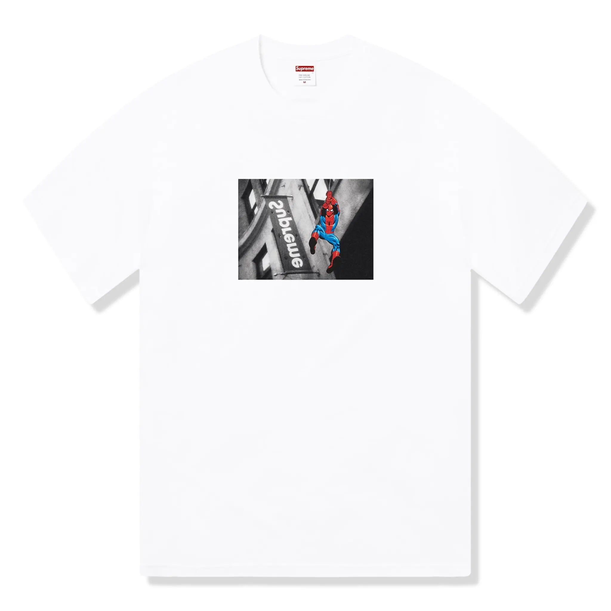 Supreme Spider Man White T-Shirt (SS26)