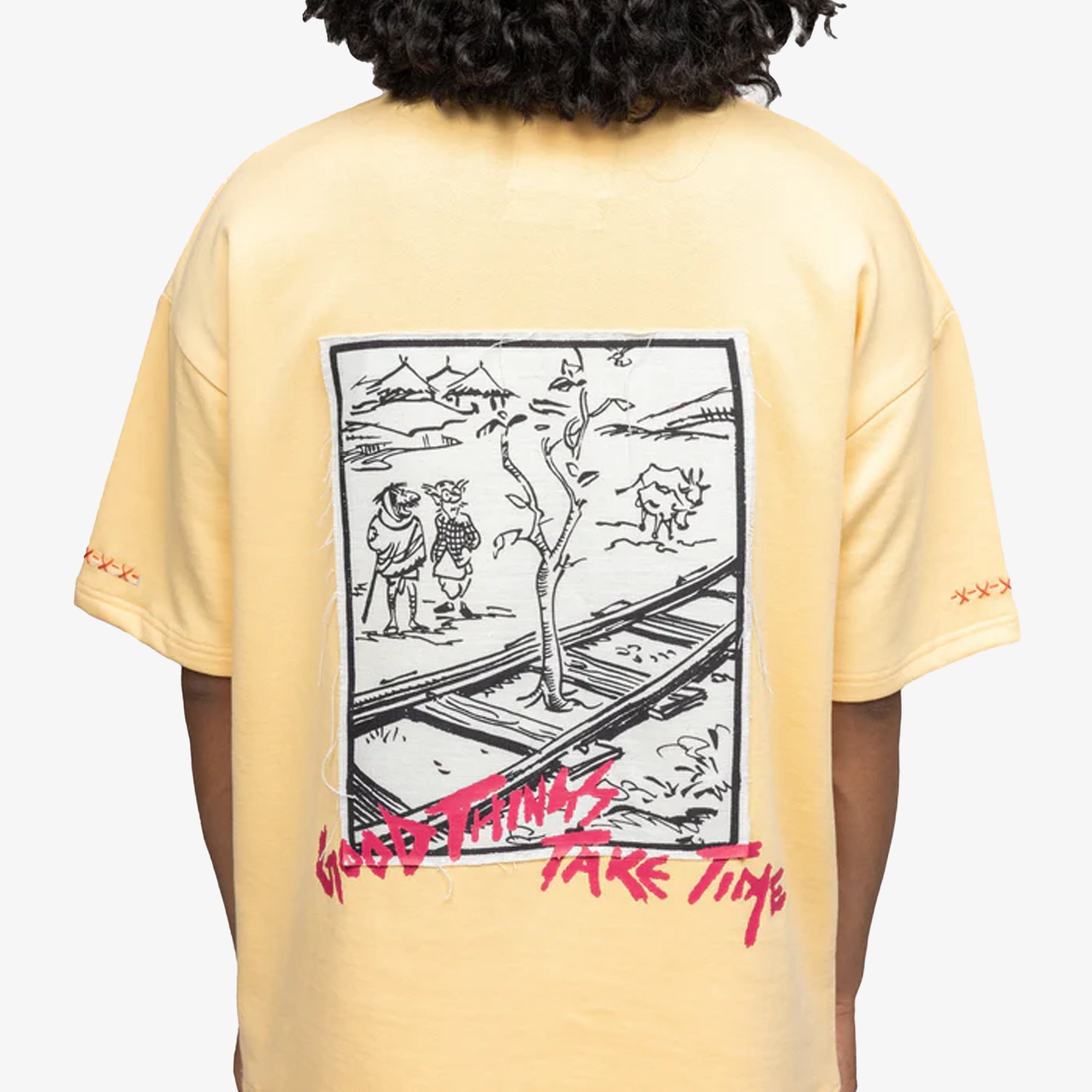 F A R A K | Call Of Fiction 2.0 T-shirt { Beige/beige - view 4