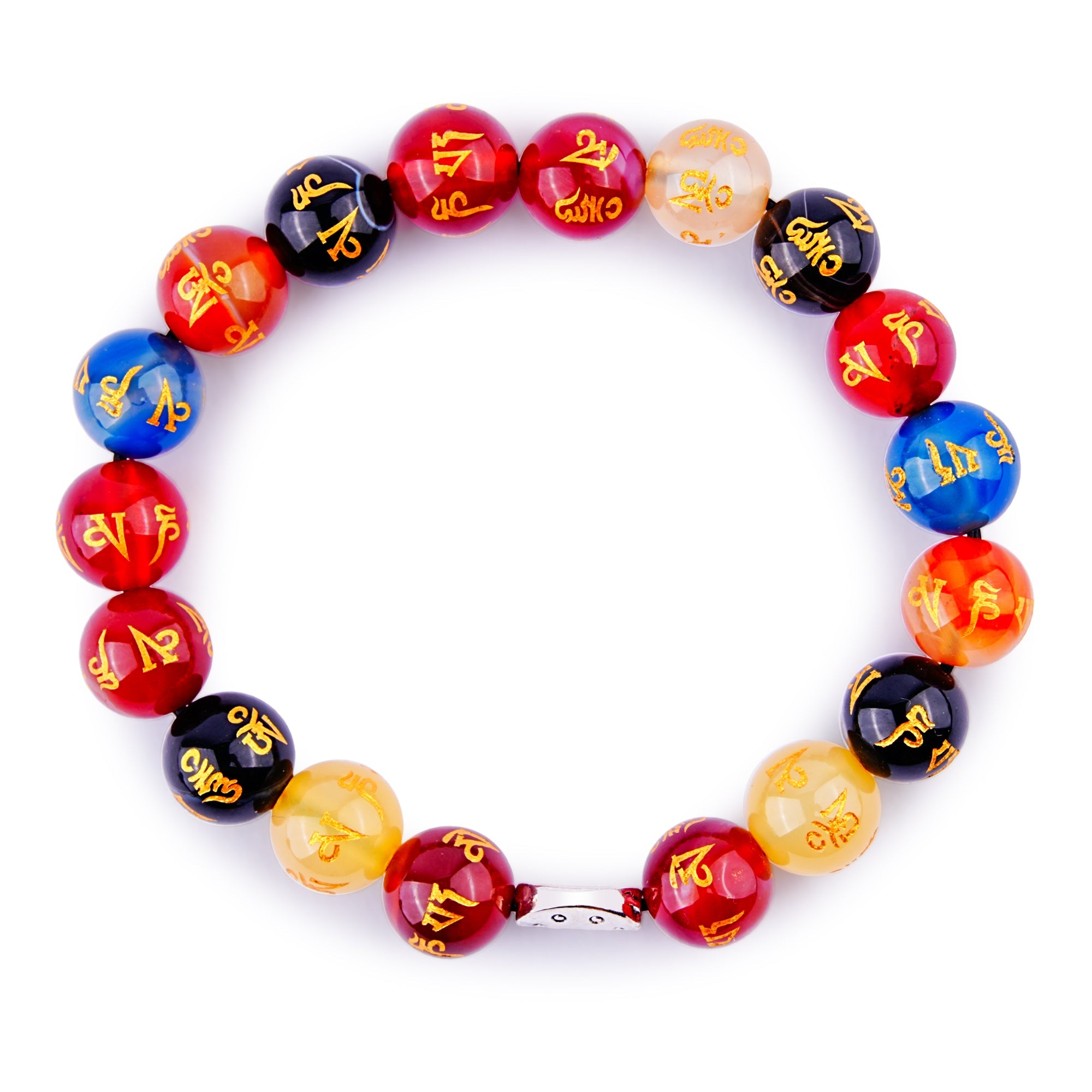 Gemsmantra Smile Bracelet - Multi Om Mani - view 3