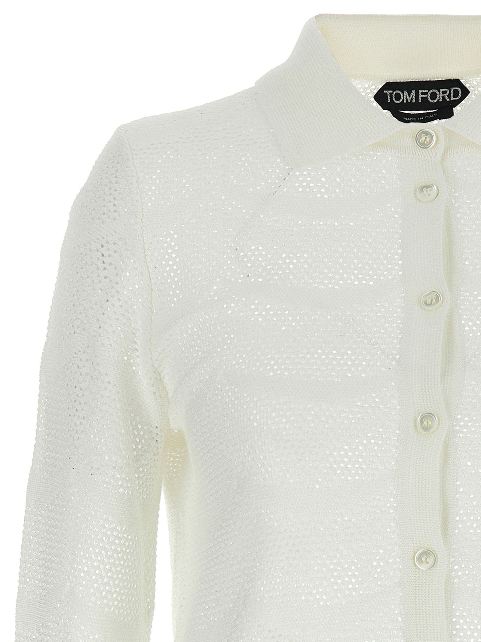 Tom Ford Openwork Cardigan – 57% cotton, 43% silk - view 3