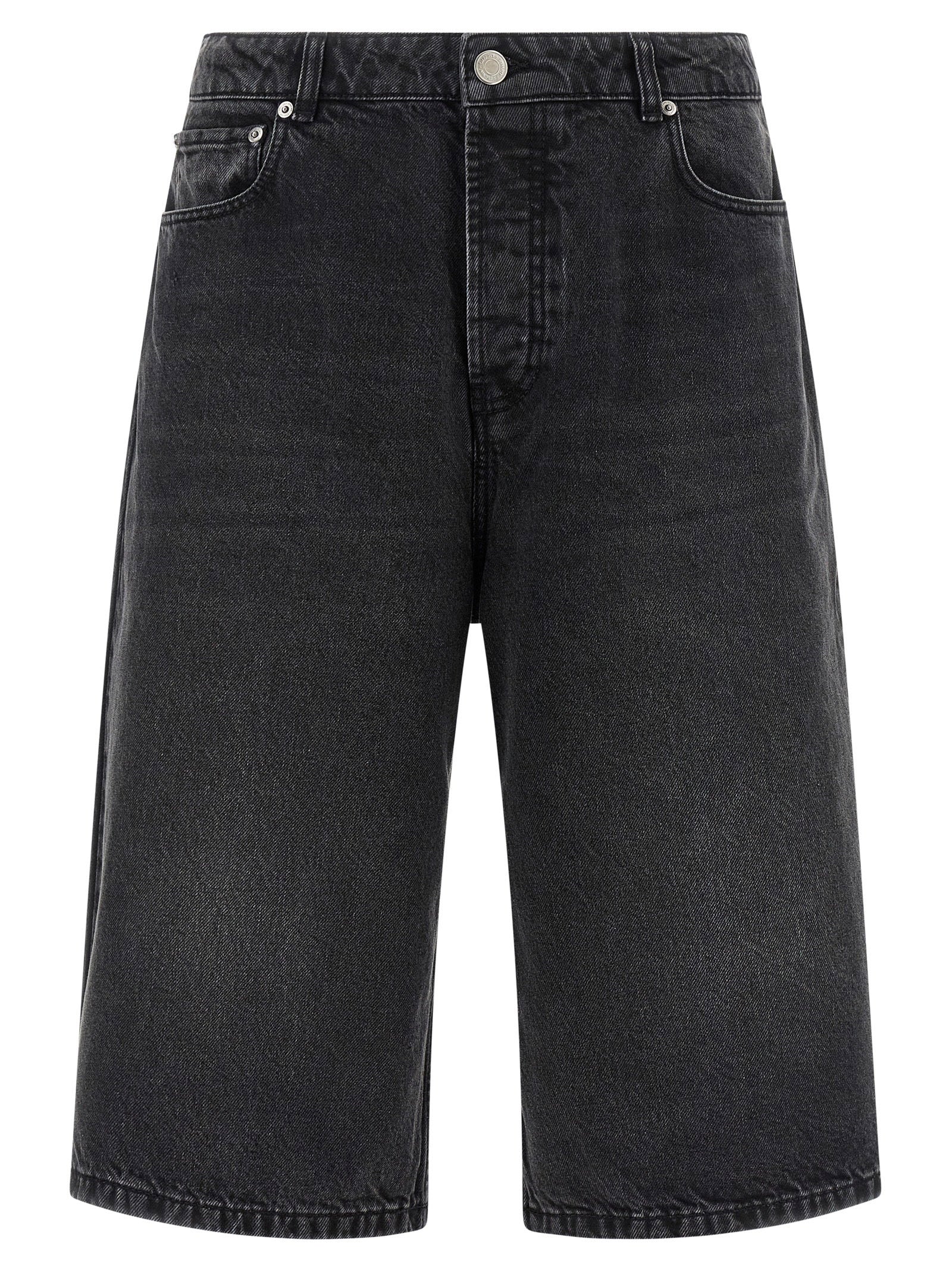 Ami Paris Denim Bermuda Shorts – 100% cotton