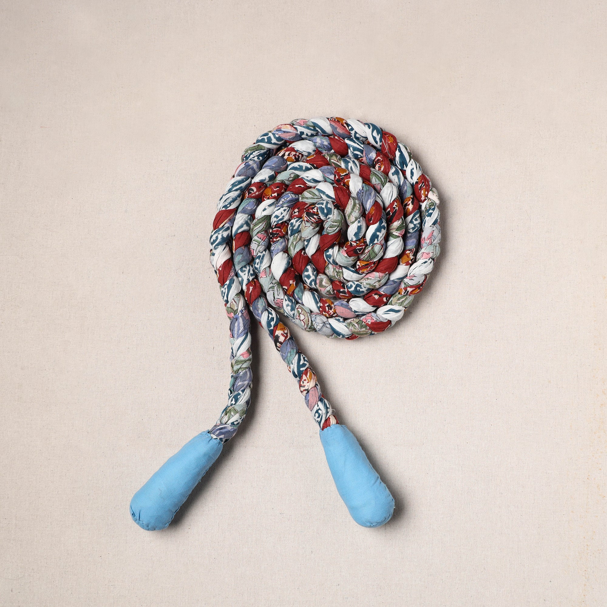 NOORI BAZAR Handmade Upcycled Fabric Skipping Rope 42