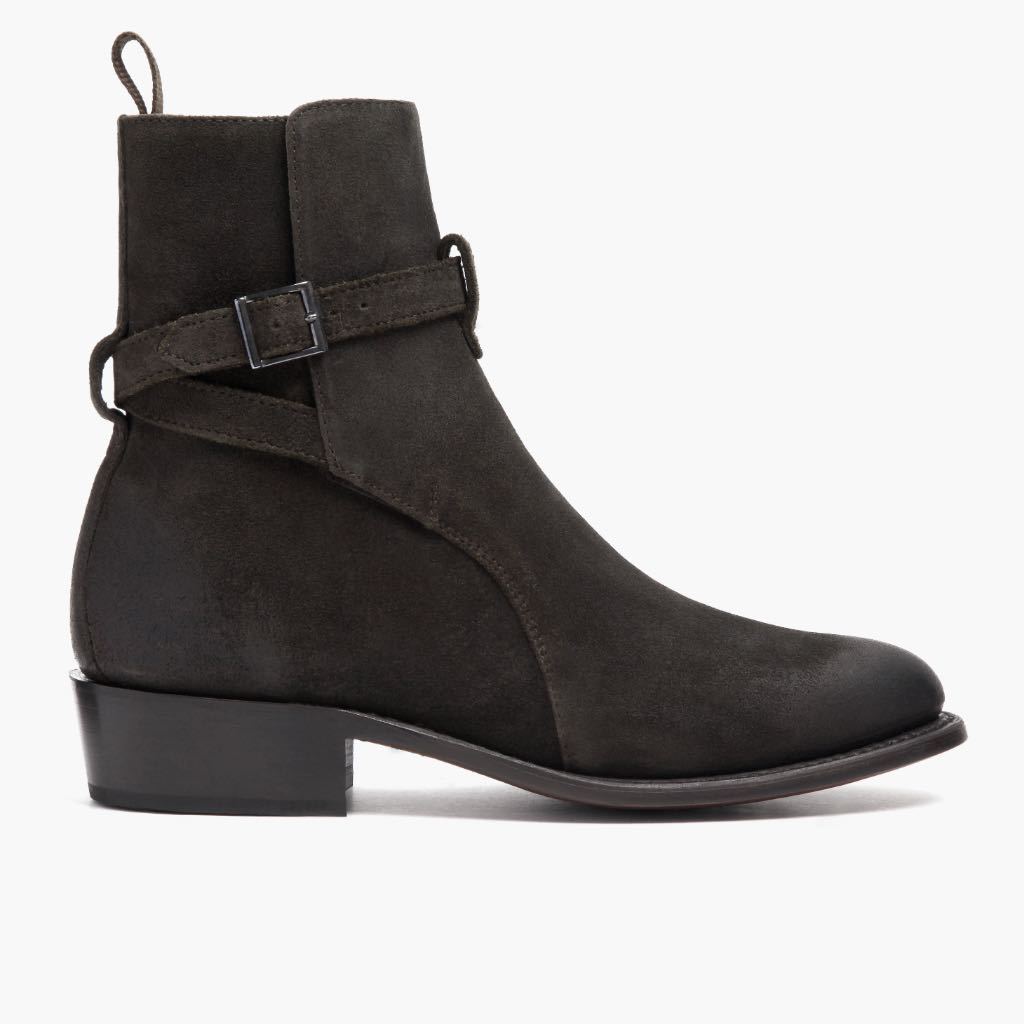 Thursday Boots - Seconds - Men's Boots [S] Rogue | Dark Olive Suede - view 2