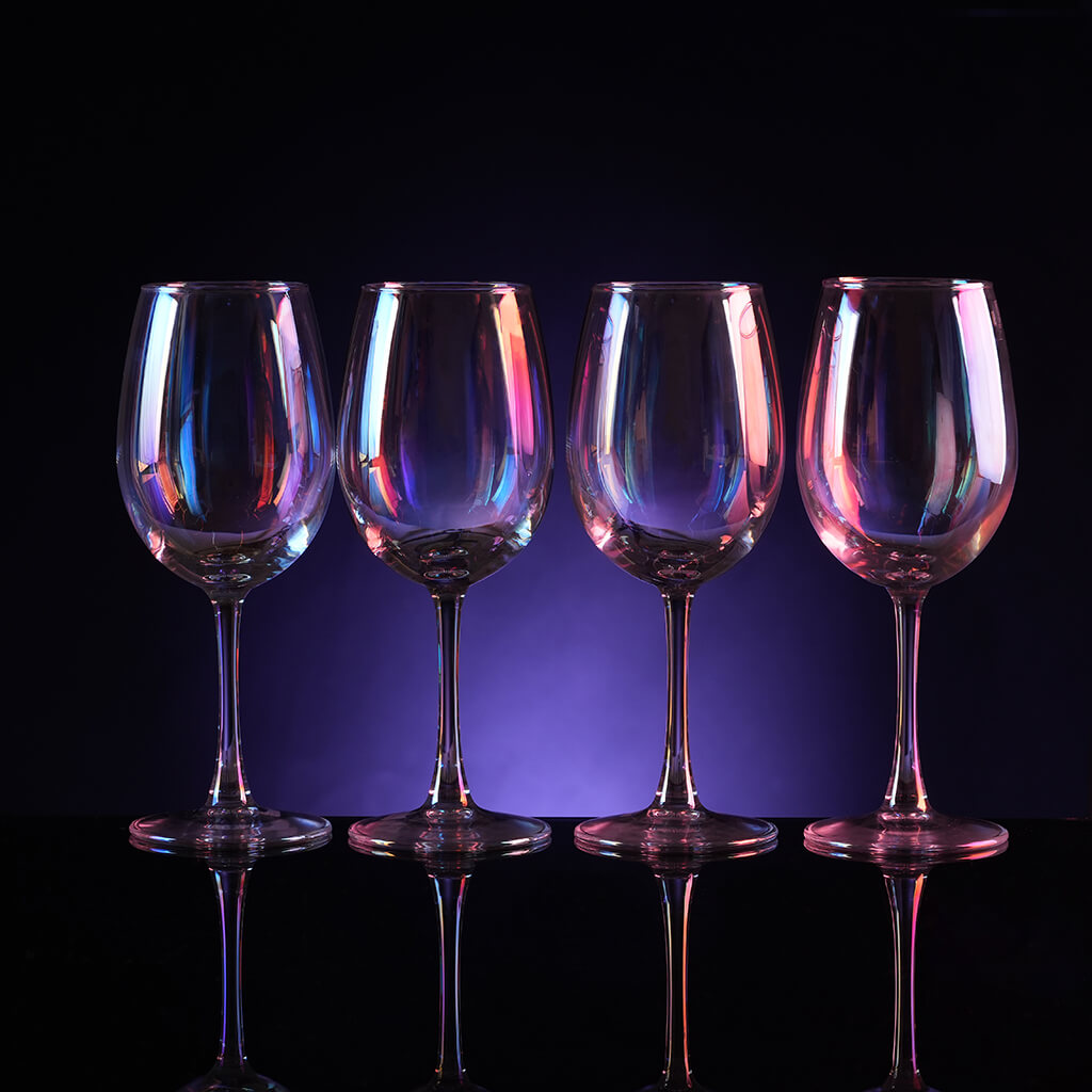 Cpensus Rainbow Wine Glasses - Set of 4 - view 2