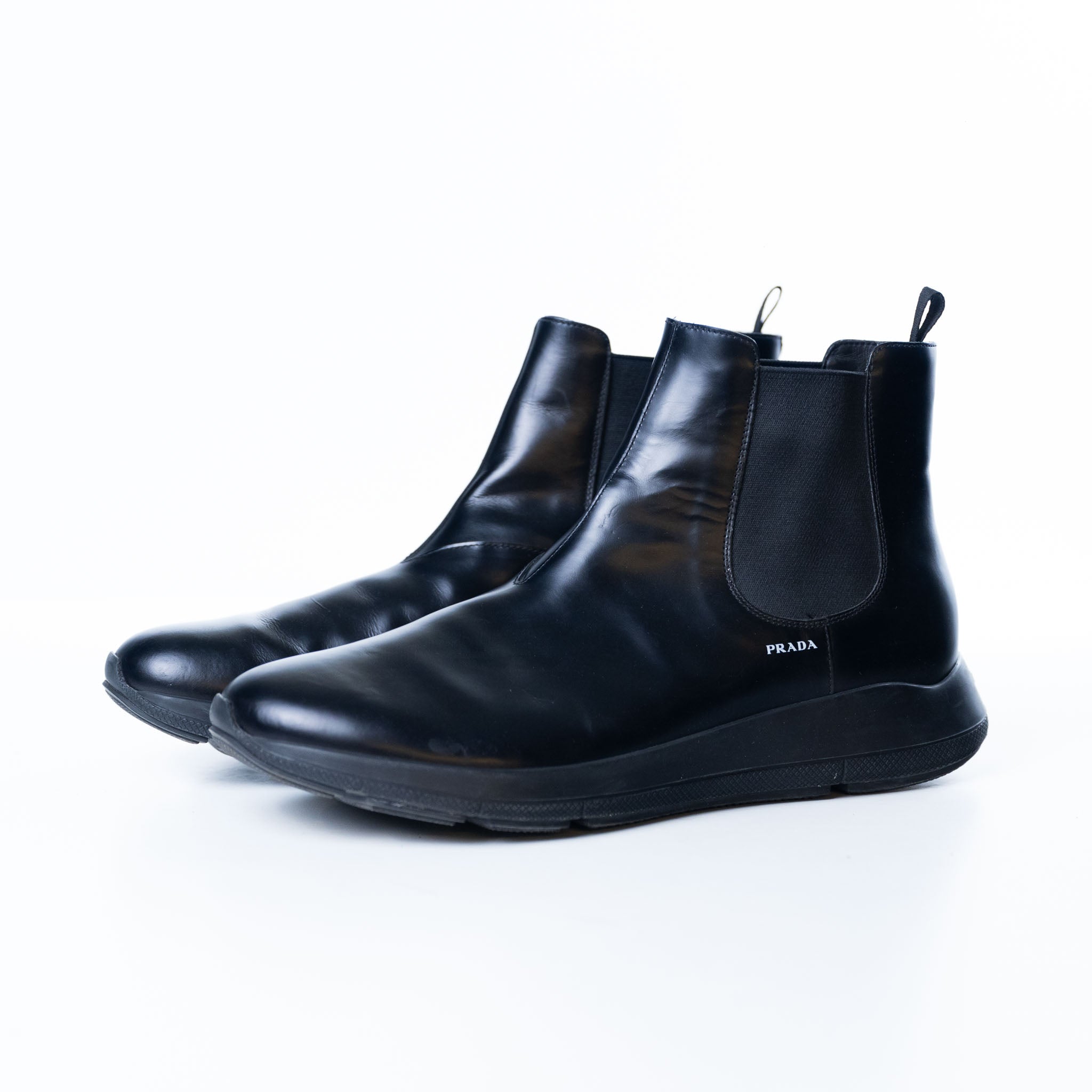 Prada Linea Rossa Leather Boots - view 2