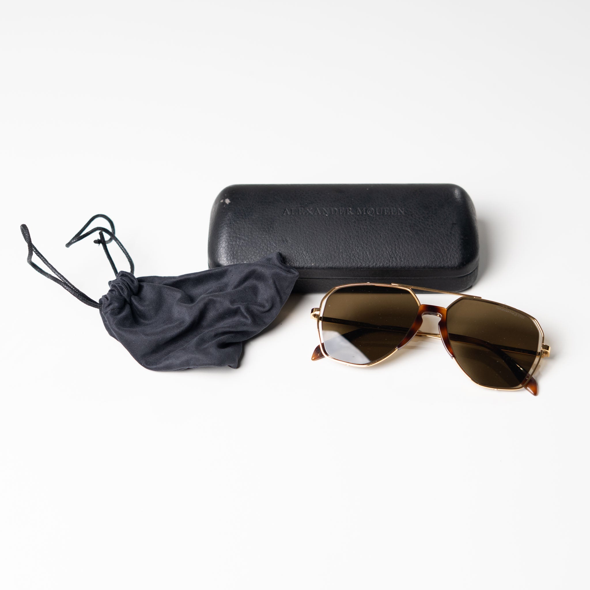 Alexander McQueen Brown Sunglasses - view 7