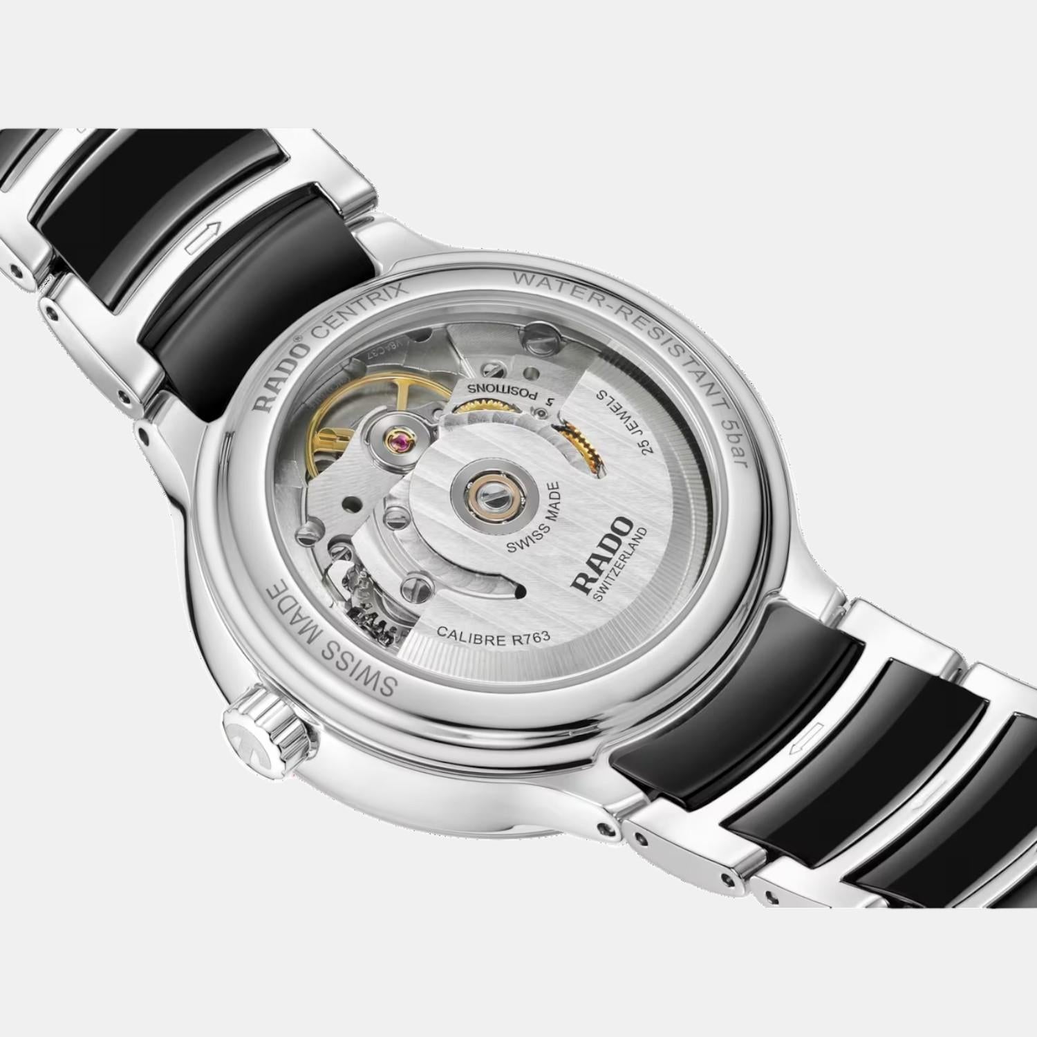 Rado Centrix Women Automatic Black Dial Analog Ceramic Watch R30031742 - view 4
