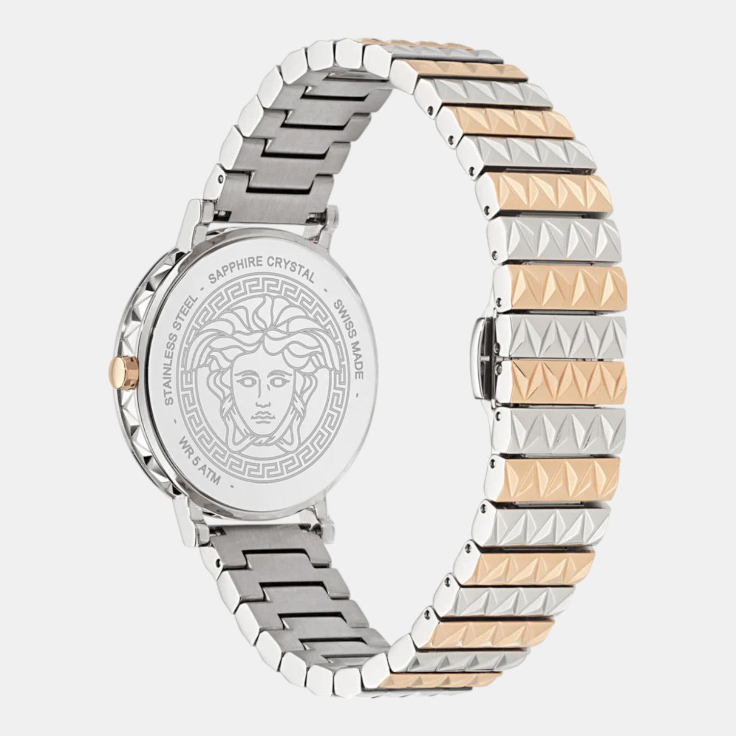 Versace Daedalus Women Quartz Two Tone Dial Analog Stainless Steel Watch VE9A00324 - view 3