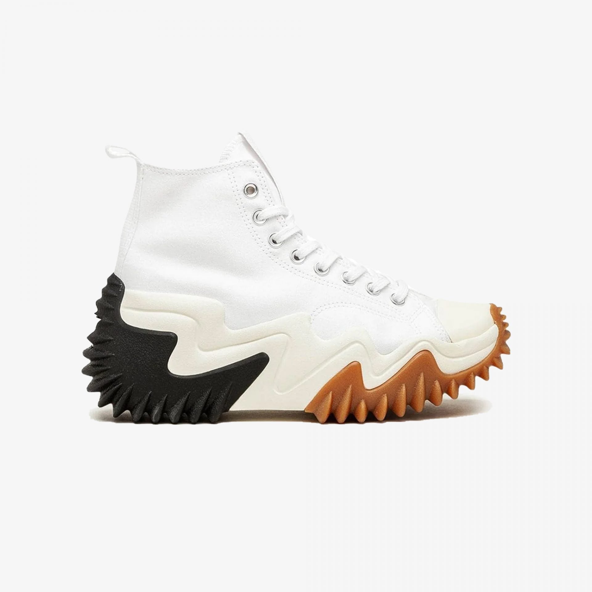 Converse | RUN STAR MOTION CX PLATFORM { WHITE/BLACK/GUM HONEY - view 4