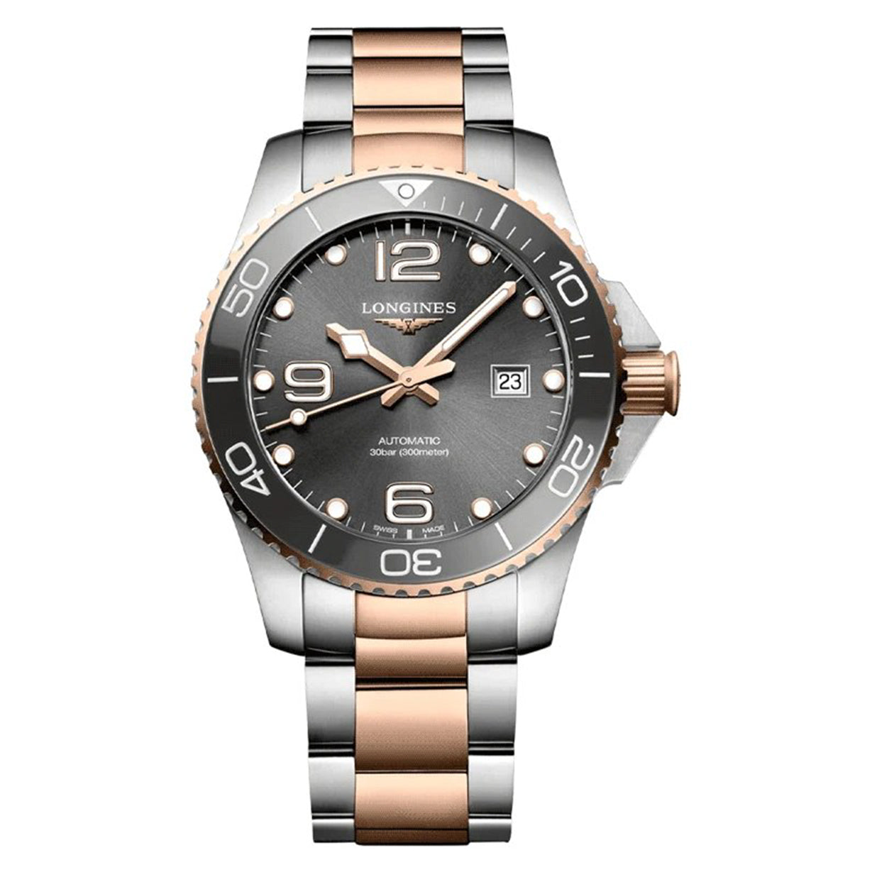Longines Hydroconquest Sunray Grey Dial Men 43mm - view 4