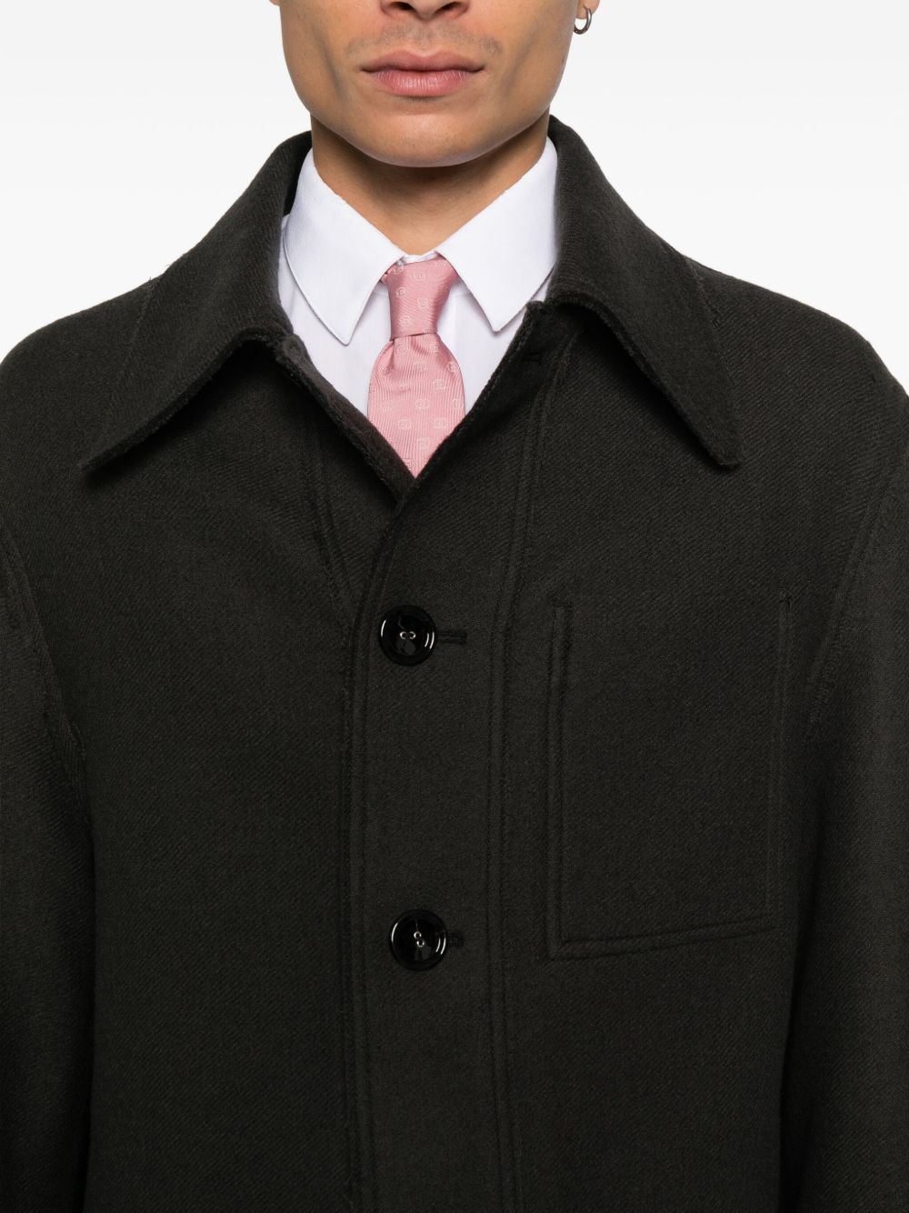 Ami Paris Wool shirt jacket – Virgin Wool 100% - view 5