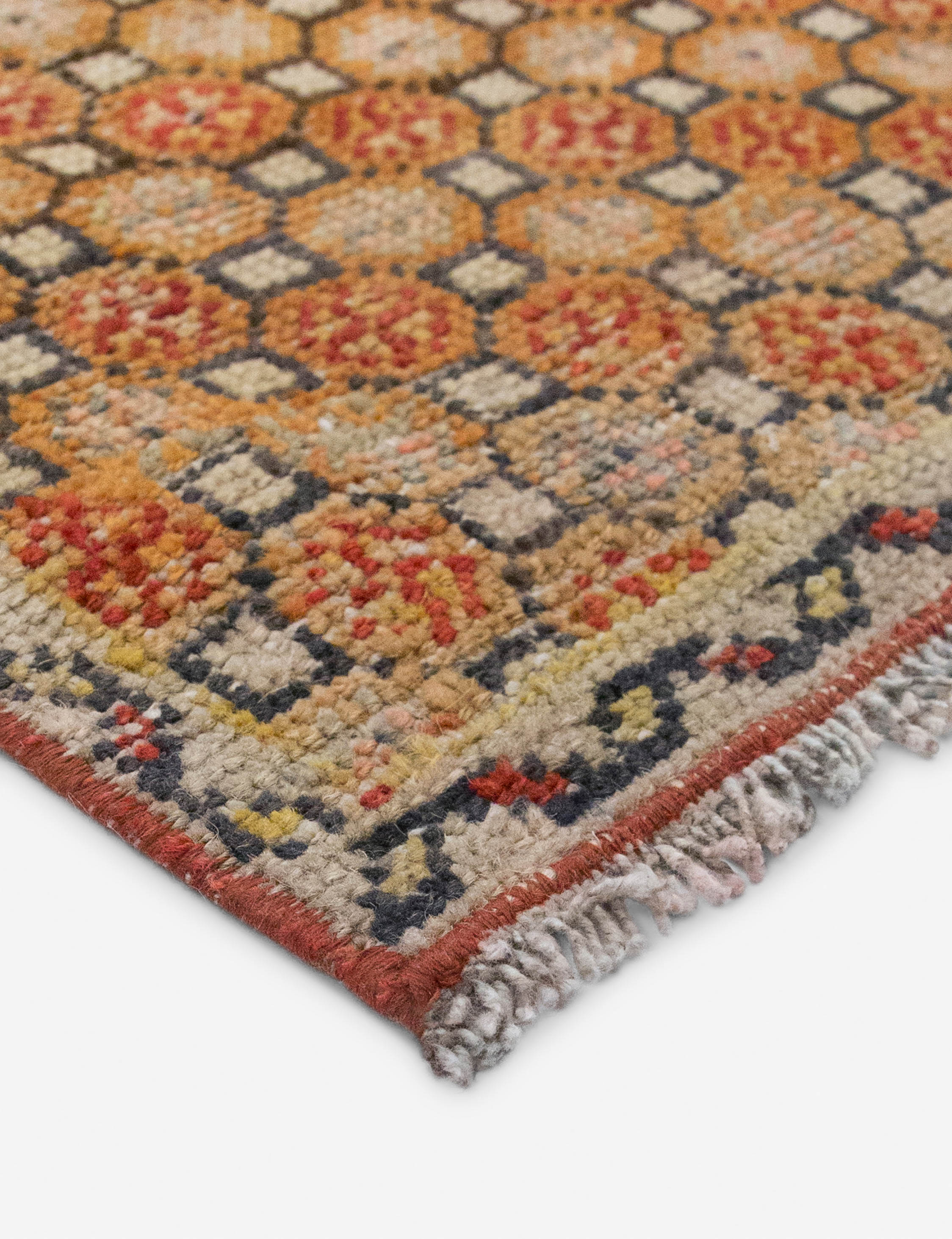 Lulu and Georgia Vintage Turkish Hand-Knotted Wool Rug No. 551, 3' x 5'5" - view 2