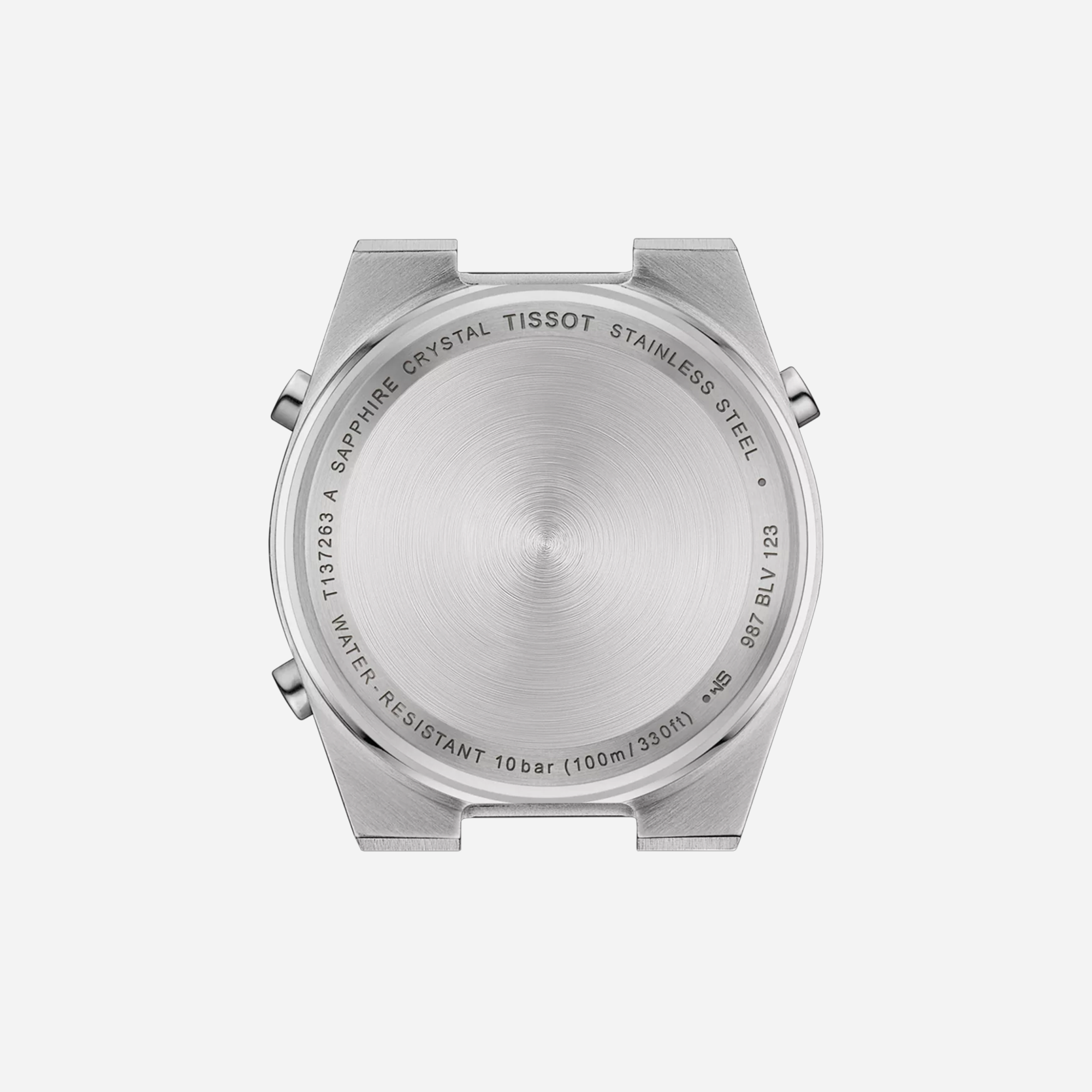 Tissot PRX Digital 35mm Silver Mirror Dial Grey Stainless Steel Watch - view 2