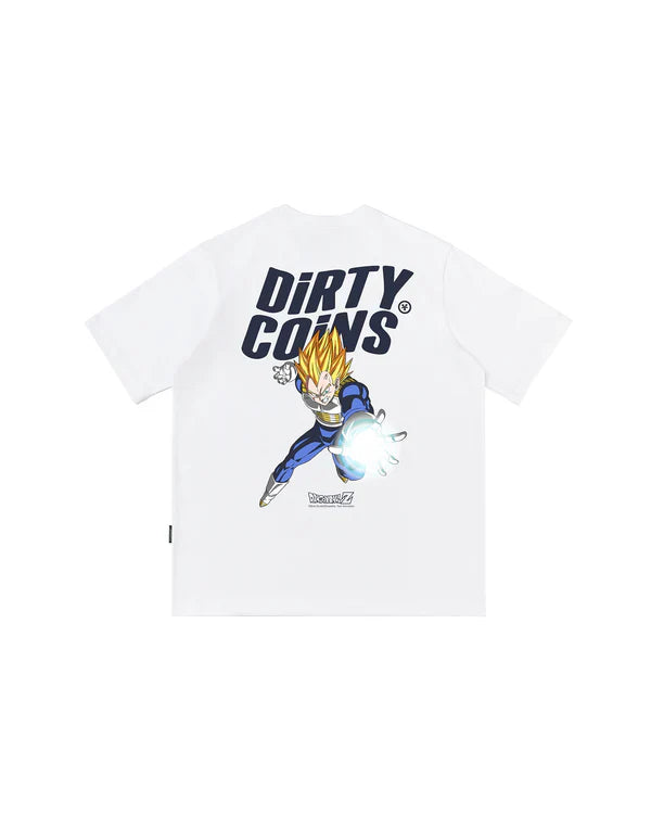 Sneaker Cafe Mumbai DRAGONBALL Z Vegeta T-Shirt - White