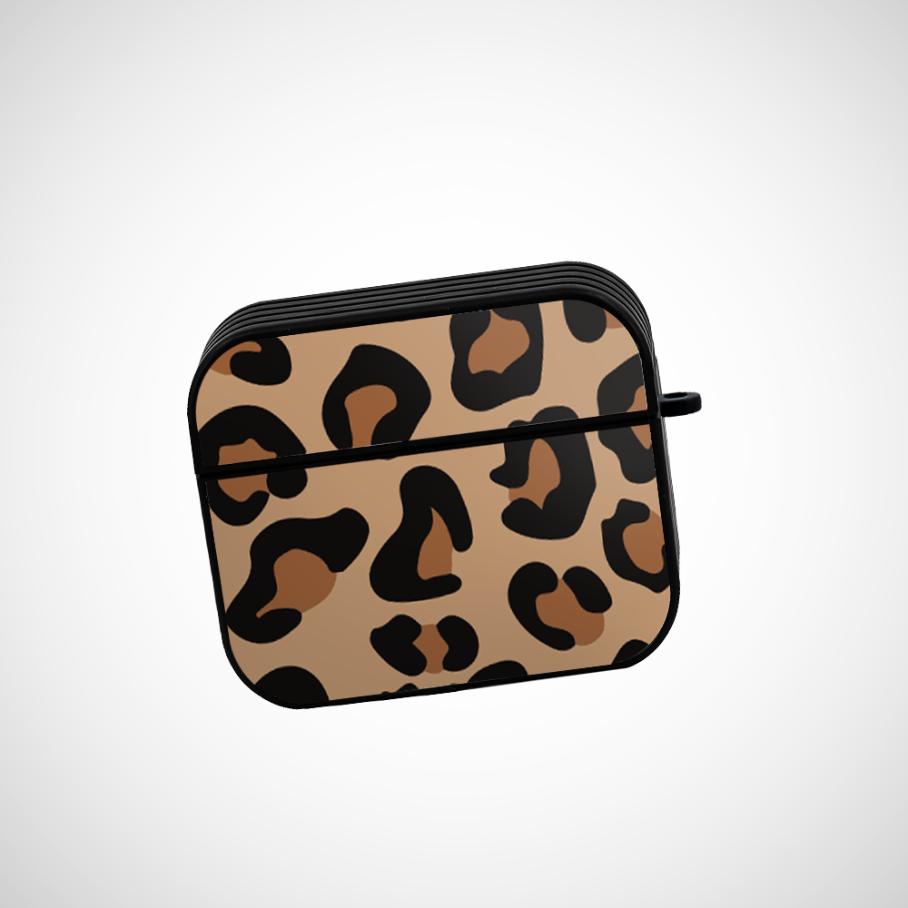 Cover It Up Brown Leopard Glass Airpods Pro 2 Case Covers